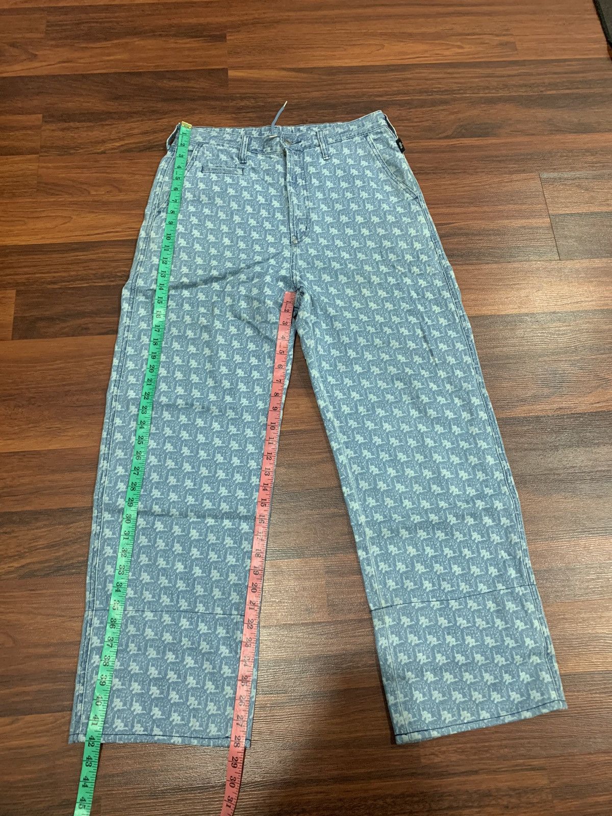 GU × If Six Was Nine × Kappa Gu x Kappa Monogram Baggy Jeans Pants Size US 33 - 7 Thumbnail