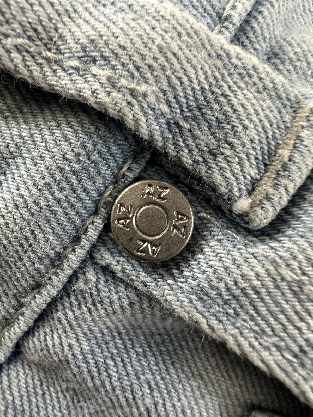 AZ by junhashimoto × Japanese Brand × junhashimoto SS18- AZ by Junhashimoto light denim Size US 31 - 18 Thumbnail