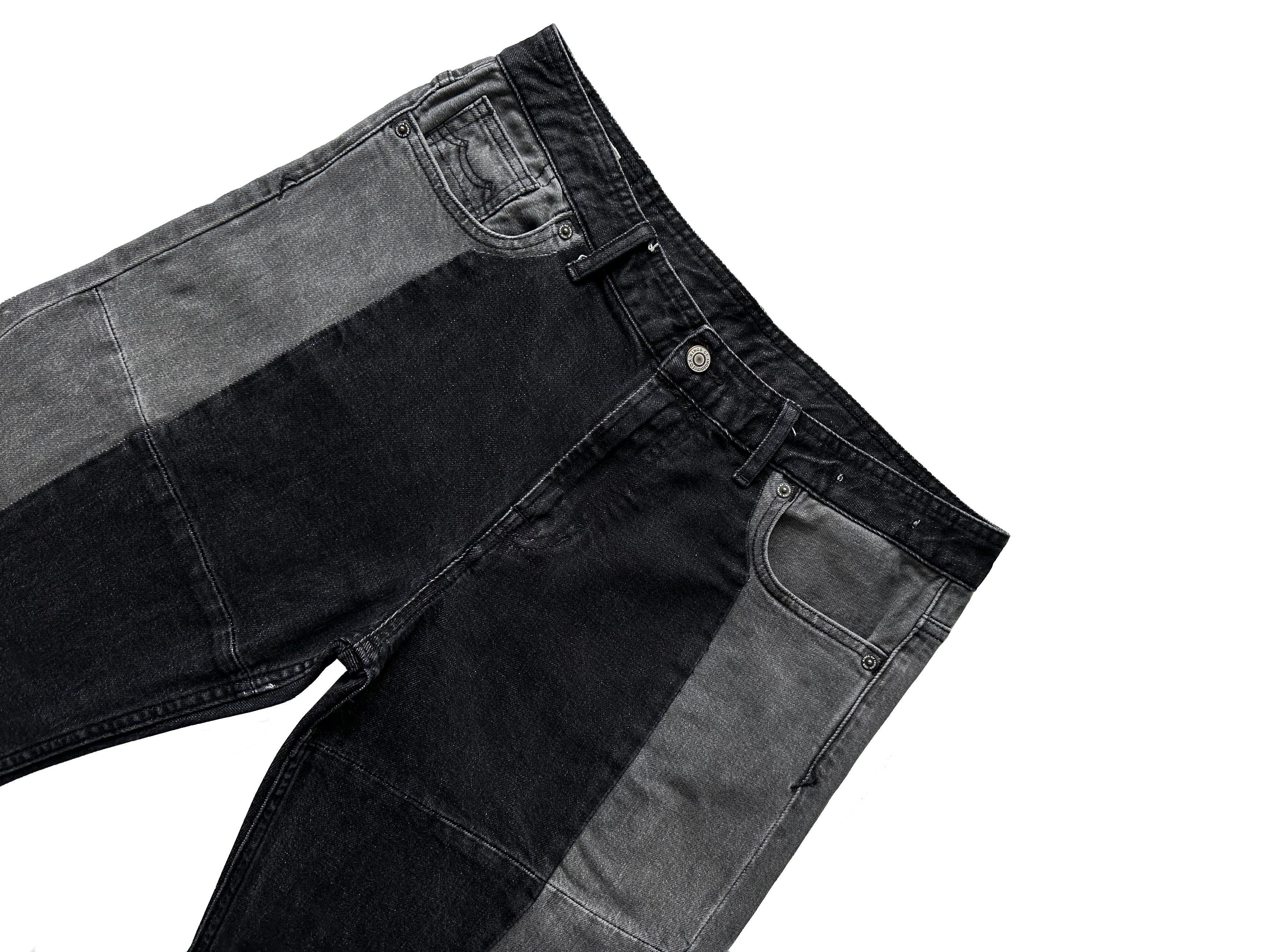 Kings Of Indigo Kings Of Denim pachwork wide fit denim pants Size US 33 - 5 Thumbnail