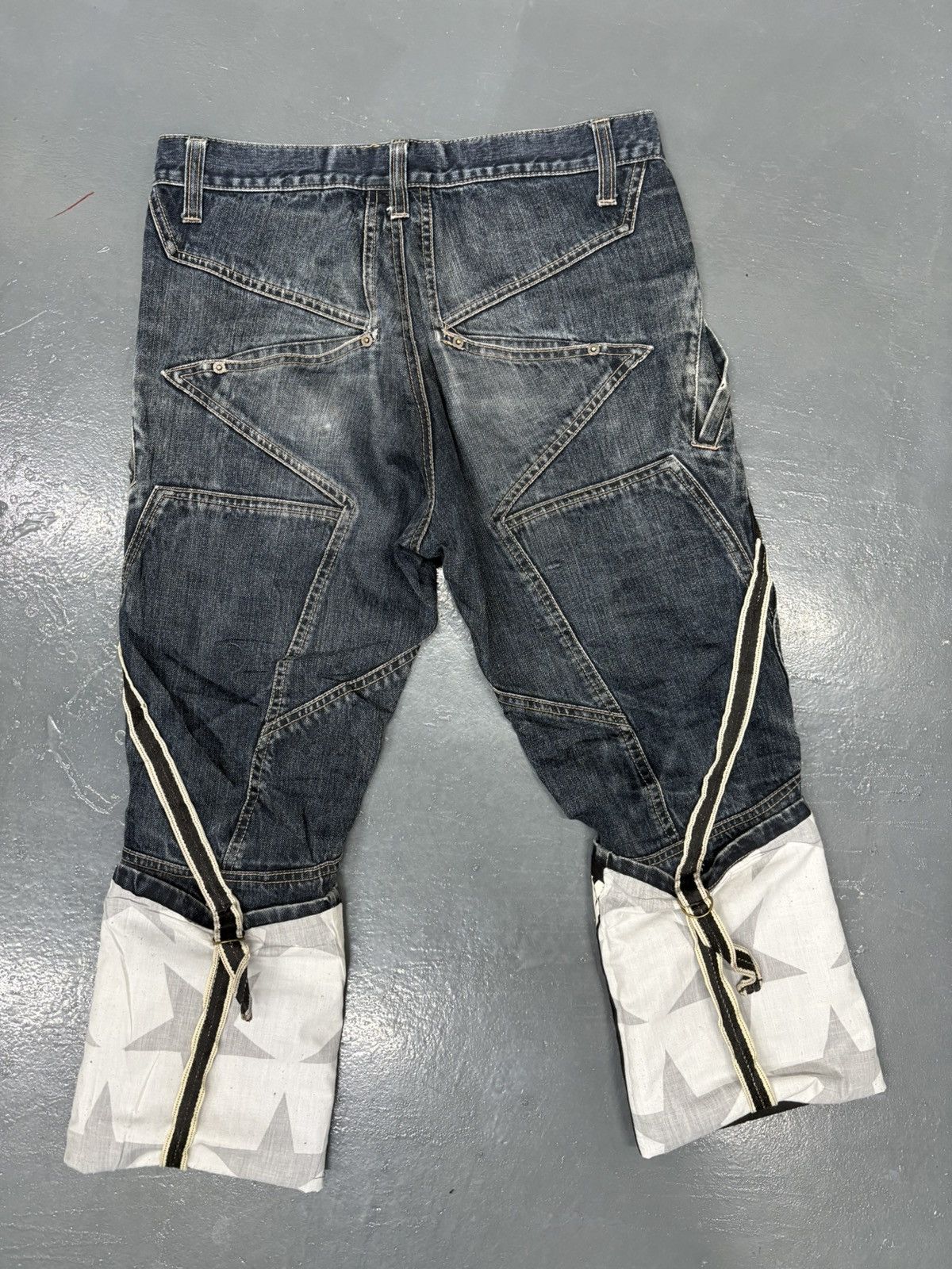If Six Was Nine × PPFM × Seditionaries PPFM dual design bondage star jeans Size US 34 / EU 50 - 2 Thumbnail