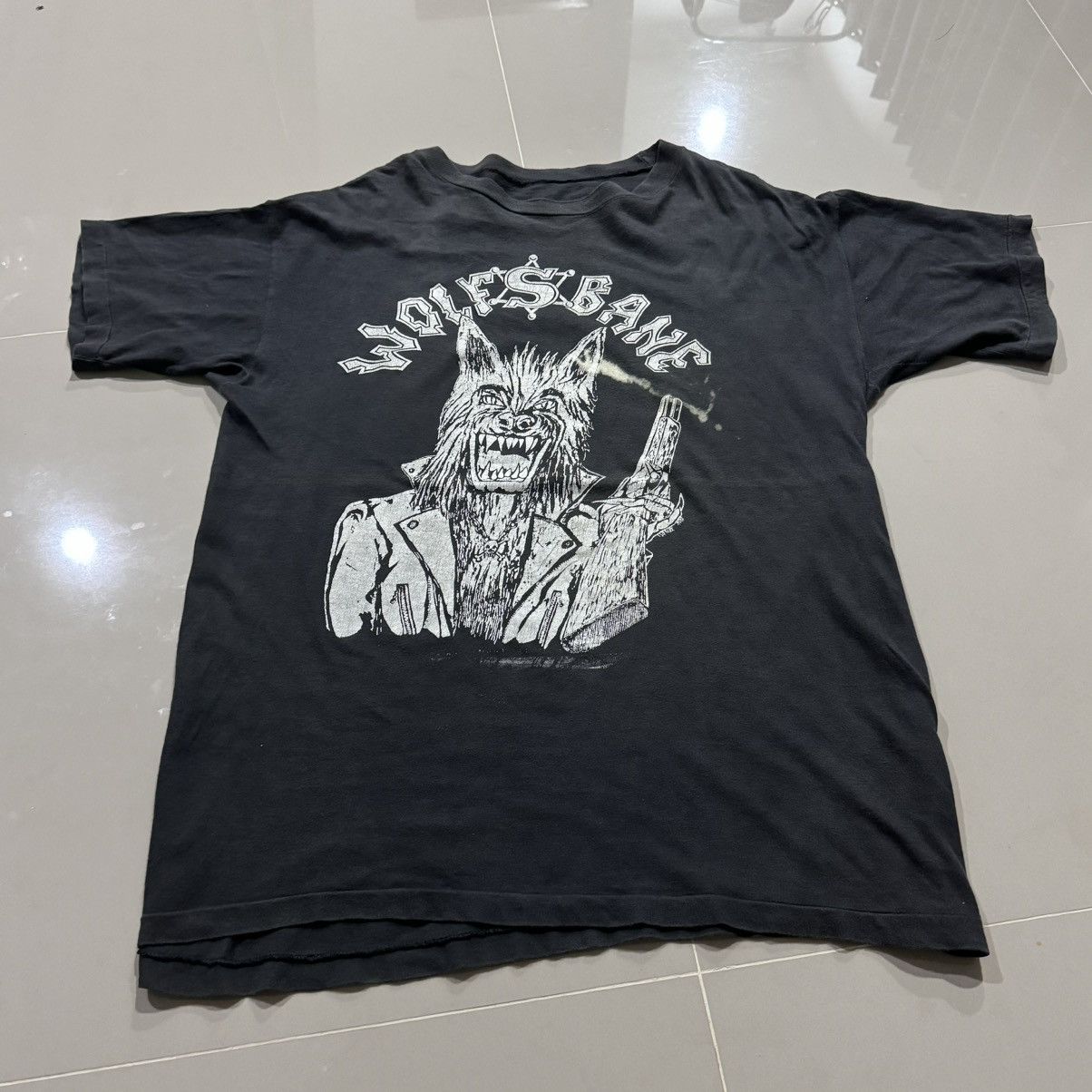 Band Tees × Vintage Rare Vintage 90s Wolfsbane - Howling Mad Shitheads Size US XL / EU 56 / 4 - 2 Thumbnail