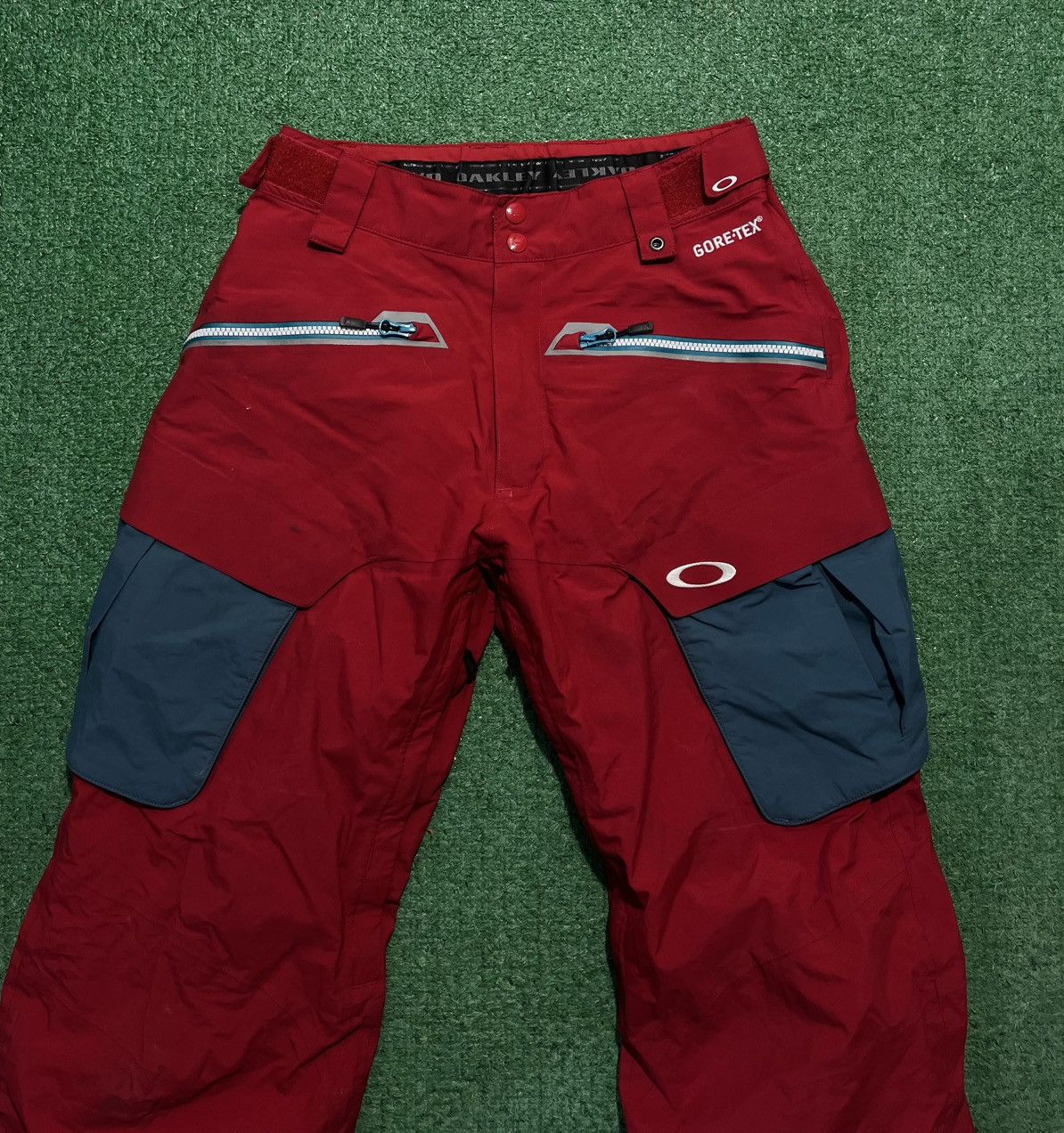 Oakley Oakley overalls pants ski pants winter red Size US 33 - 2 Thumbnail