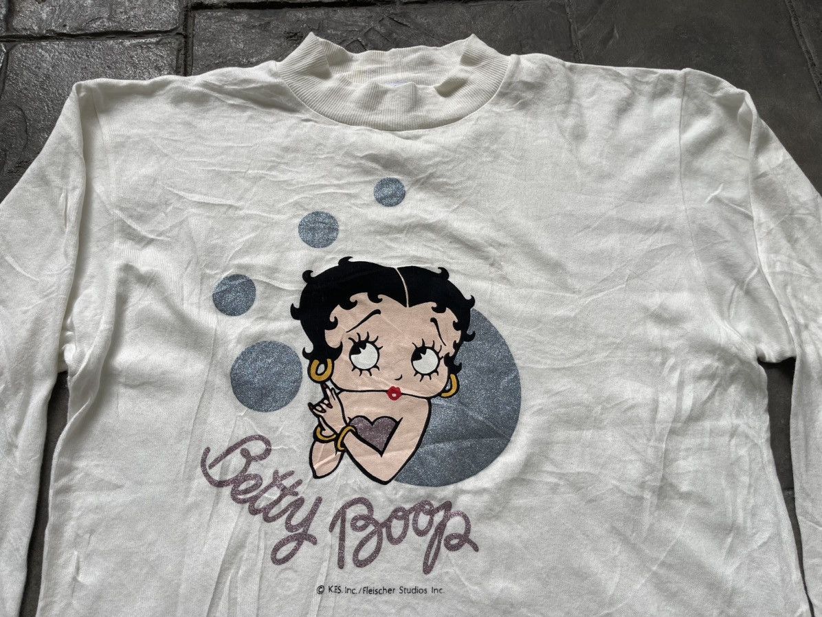 Cartoon Network JAPAN MADE Betty Boop Fleischer Studios Turtle Neck Size US M / EU 48-50 / 2 - 2 Thumbnail
