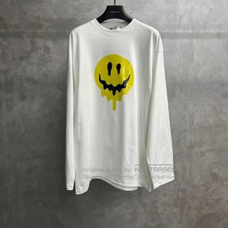 Balenciaga Balenciaga Smiley Skull Print Long Sleeve Tee. Size US M / EU 48-50 / 2 - 1 Thumbnail