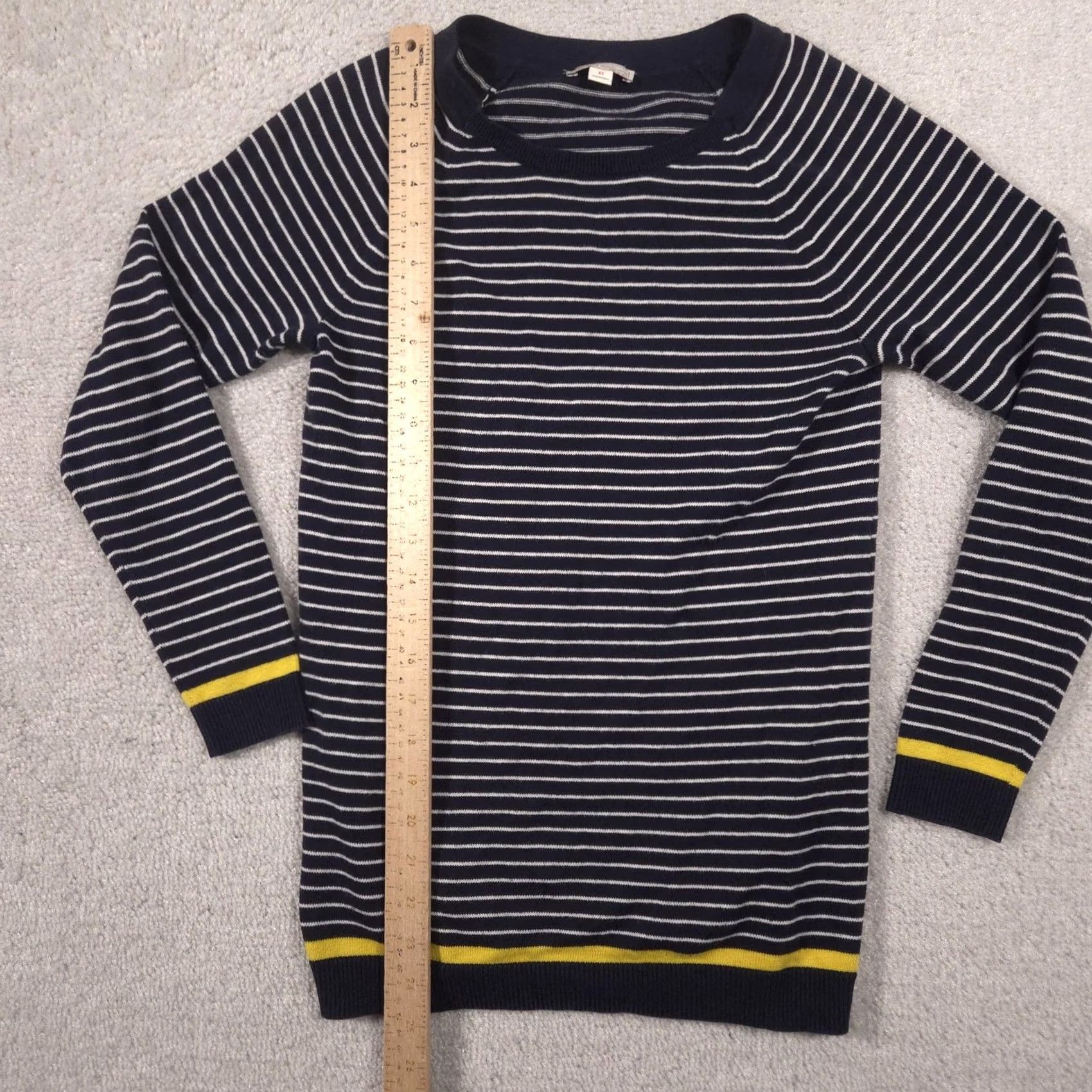 Vintage VINTAGE GapMaternity Sweater Womens XS Blue Stripe Crew Neck Knit Maternity Pullover Size XS / US 0-2 / IT 36-38 - 6 Thumbnail