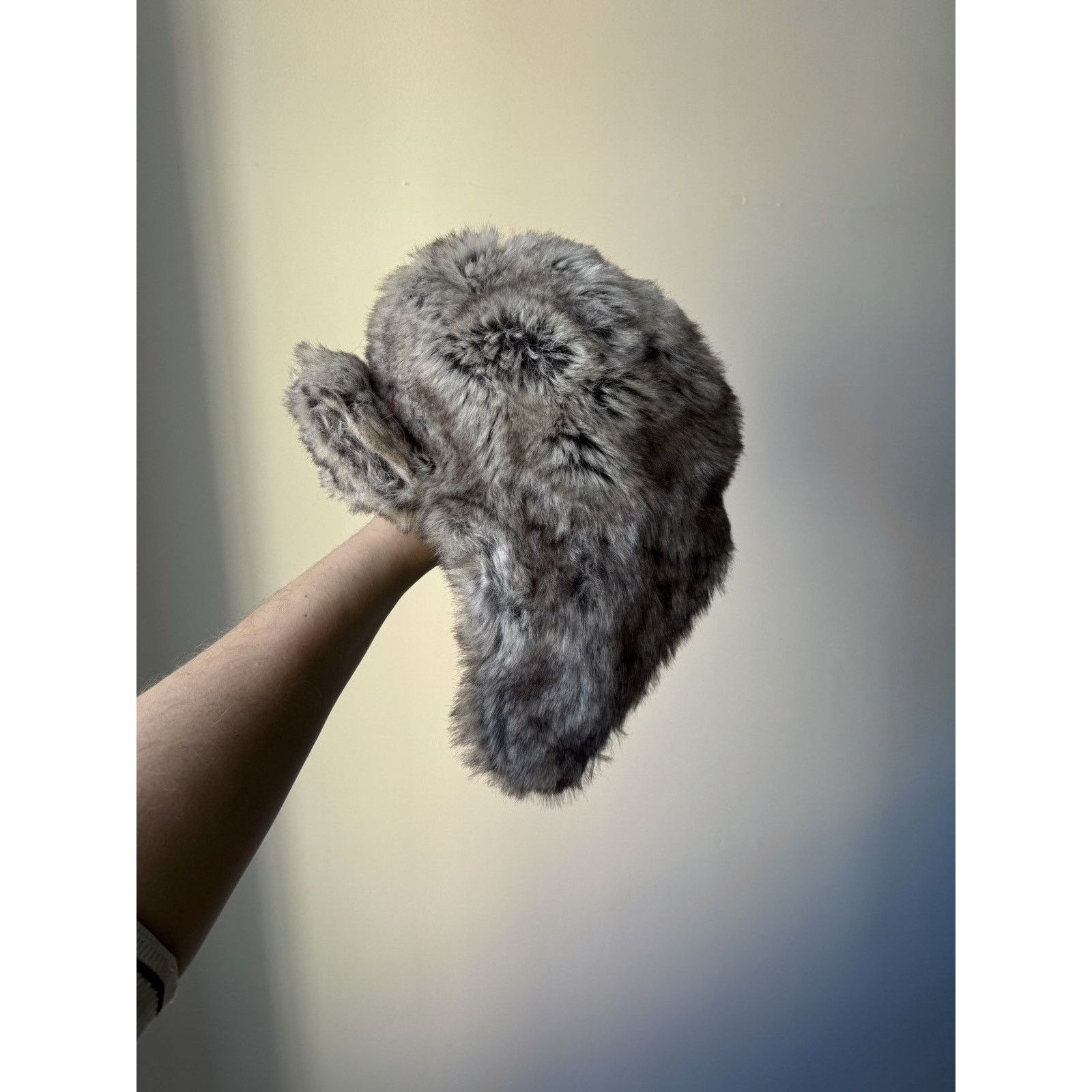 Japanese Brand × Vintage Y2K Faux Fur Ushanka Vintage Fuzzy Warm Trapper Hat Size ONE SIZE - 1 Thumbnail