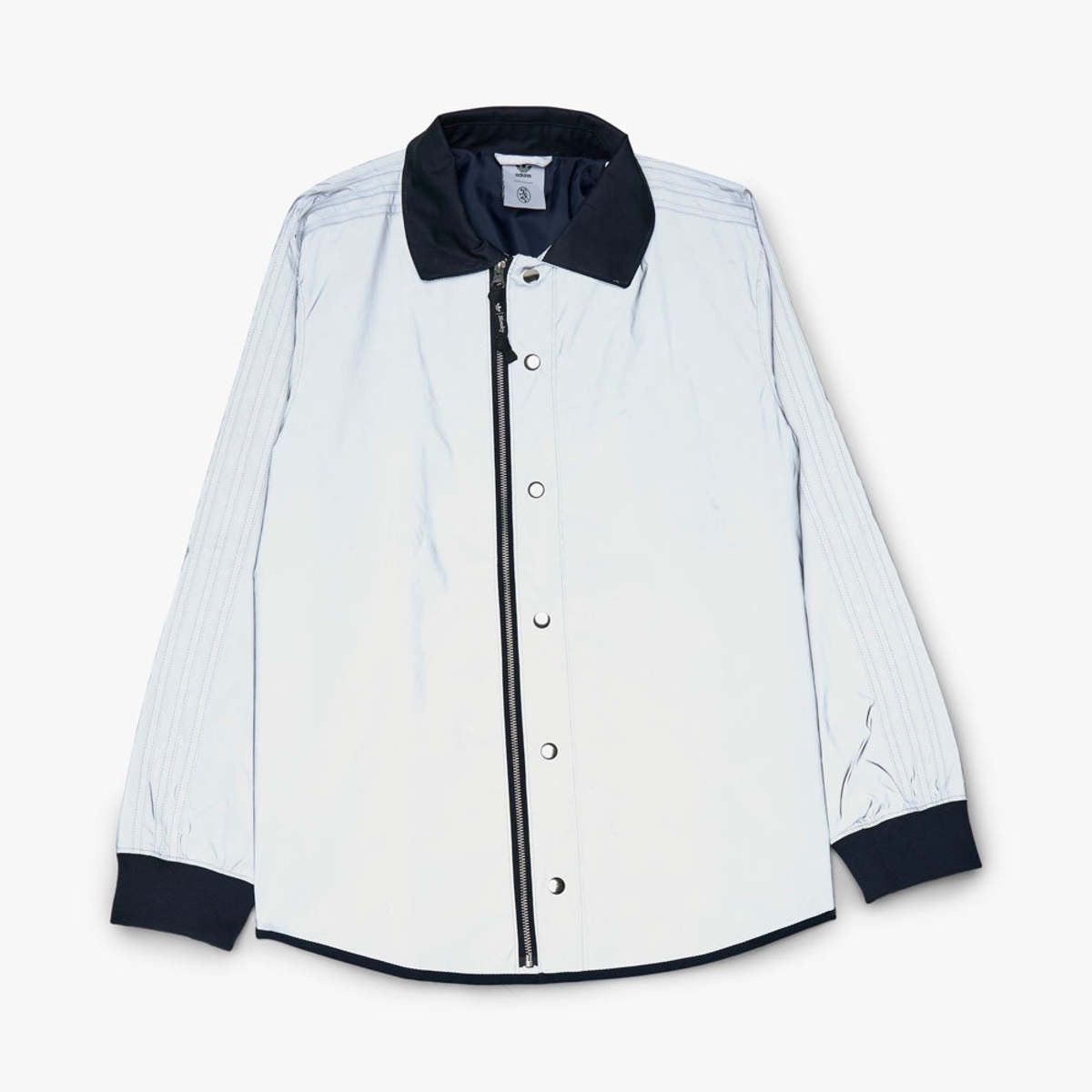 Adidas Adidas Originals X Blondey Coach Jacket Reflective Silver Size US L / EU 52-54 / 3 - 2 Thumbnail