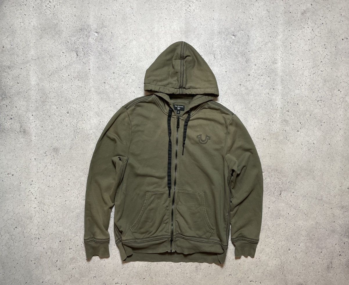 True Religion Vintage Track Suit True Religion Hype Zip Hoodie And Pants Size US L / EU 52-54 / 3 - 2 Thumbnail