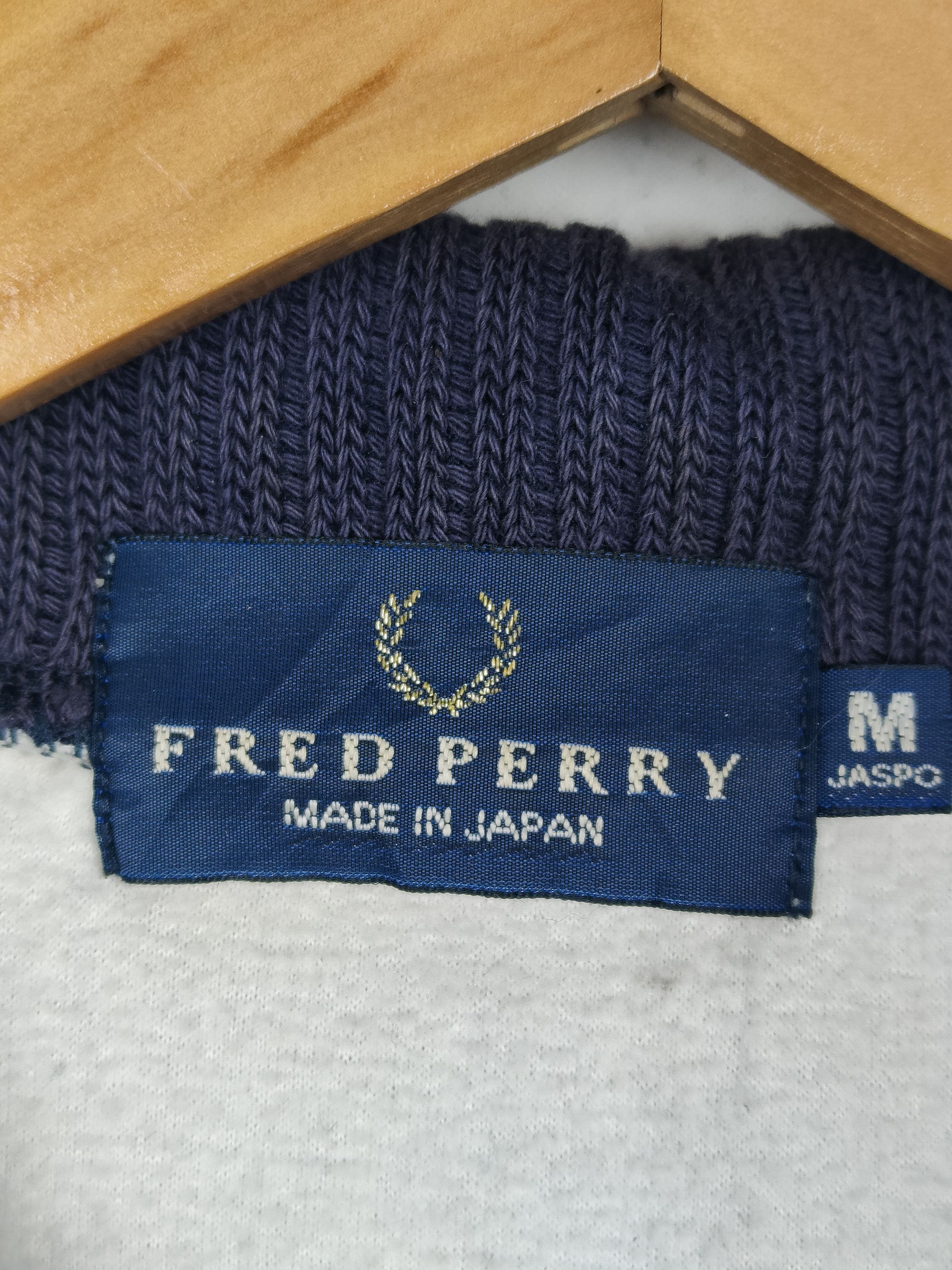 Fred Perry × Vintage Vintage Fred Perry Halfzip Sweater Size US M / EU 48-50 / 2 - 4 Thumbnail