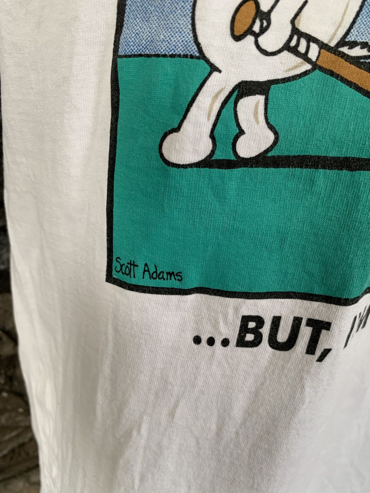 Arts & Science Vintage 90s Dilbert Scott Adams Graphics Art T shirt Size US L / EU 52-54 / 3 - 5 Thumbnail