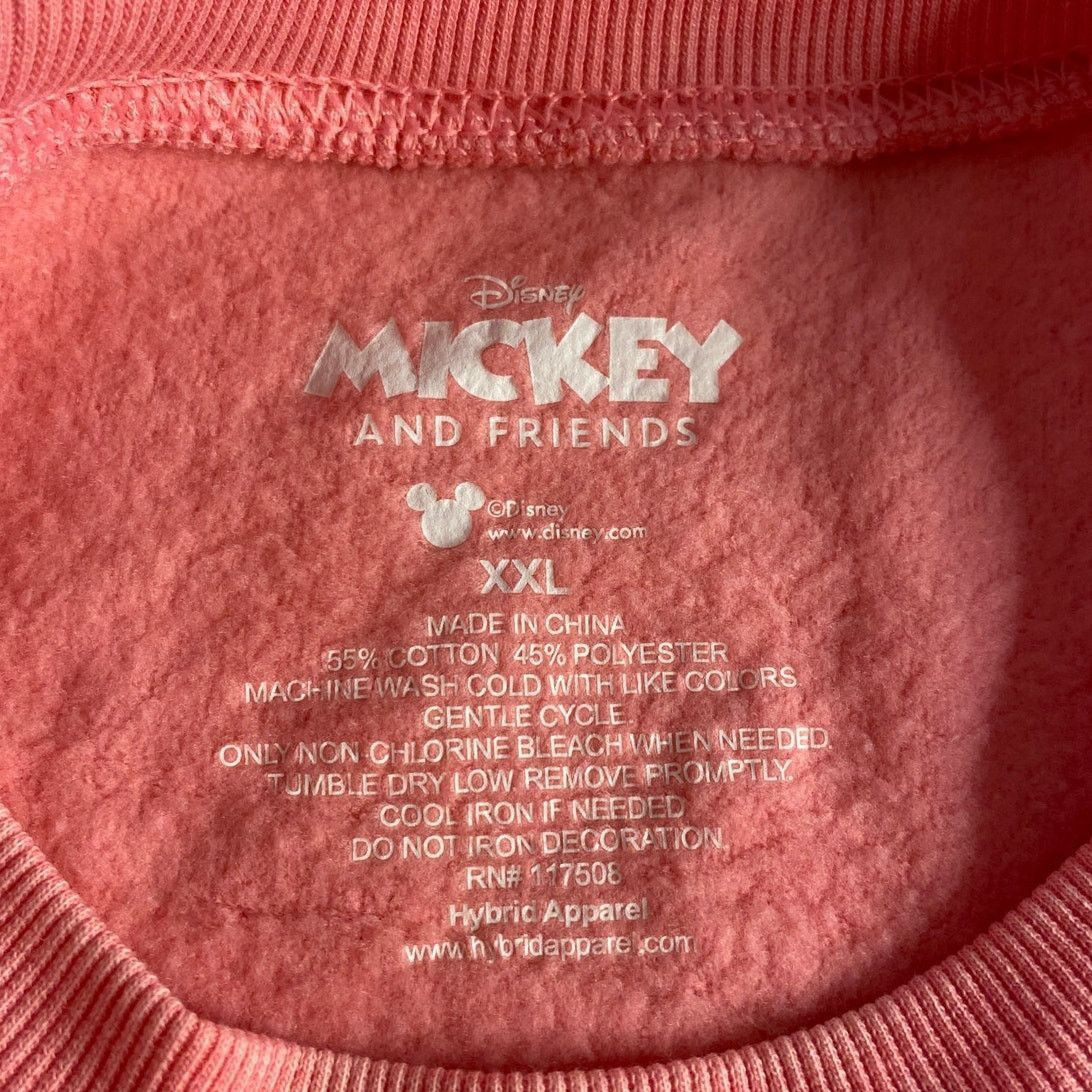 Disney Disney Mickey & Friends Pink Graphic Sweatshirt XXL Size XXL / US 16-18 / IT 52-54 - 4 Thumbnail
