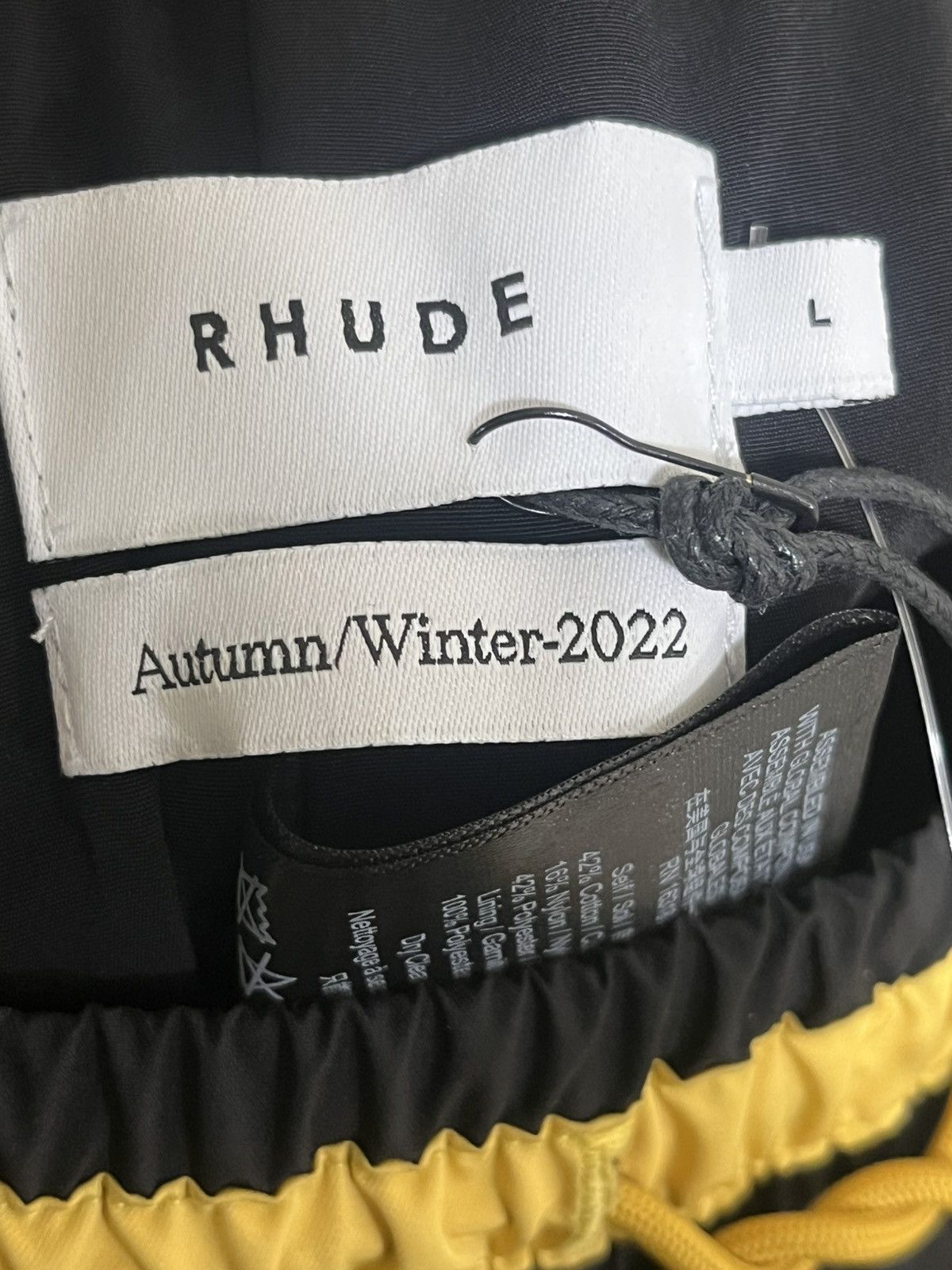 Rhude Rhude Curve Panel Track Pants Sz L Size US 34 / EU 50 - 4 Thumbnail