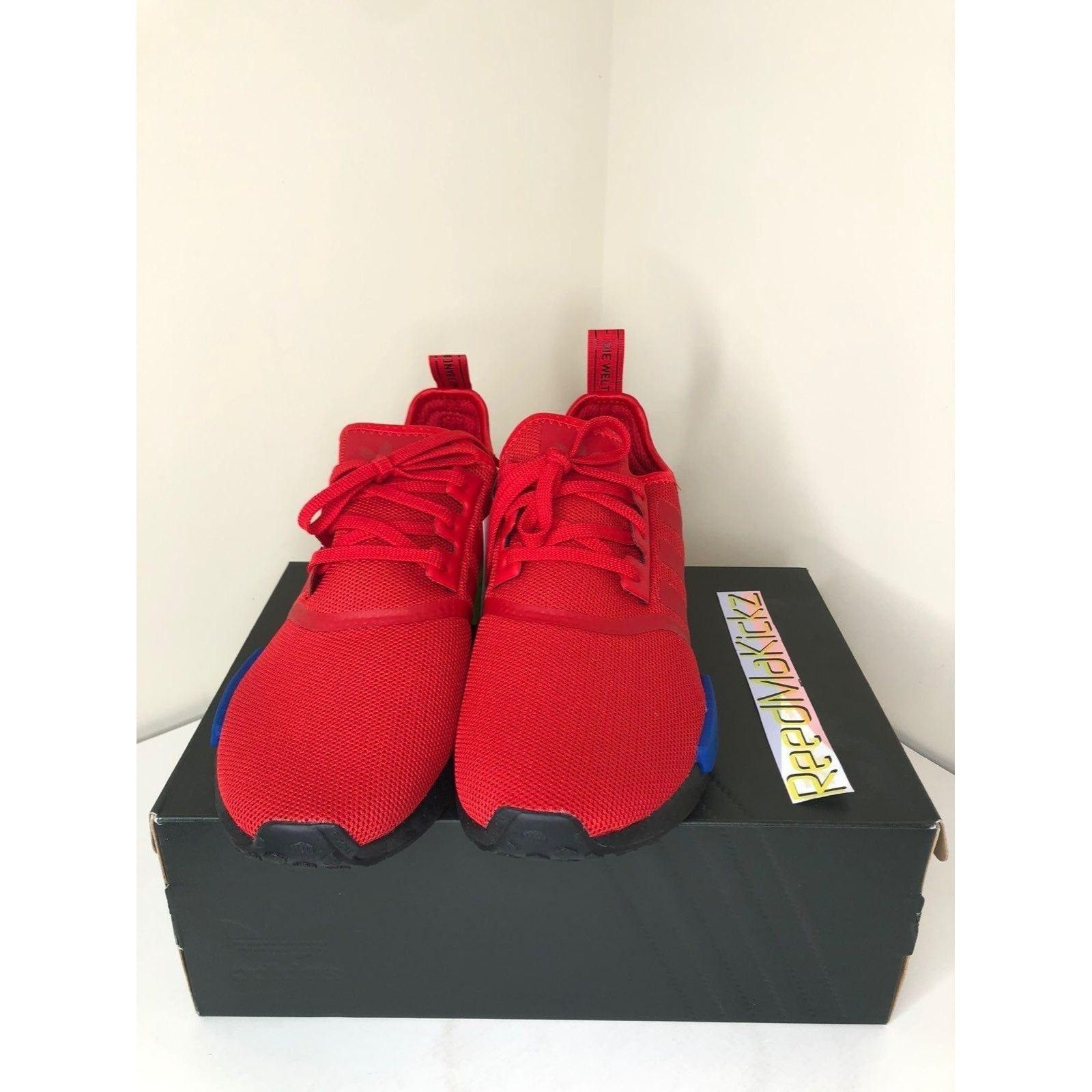 Adidas Adidas NMD R1 Red Multicolor Mens 11us Size US 11 / EU 44 - 2 Thumbnail