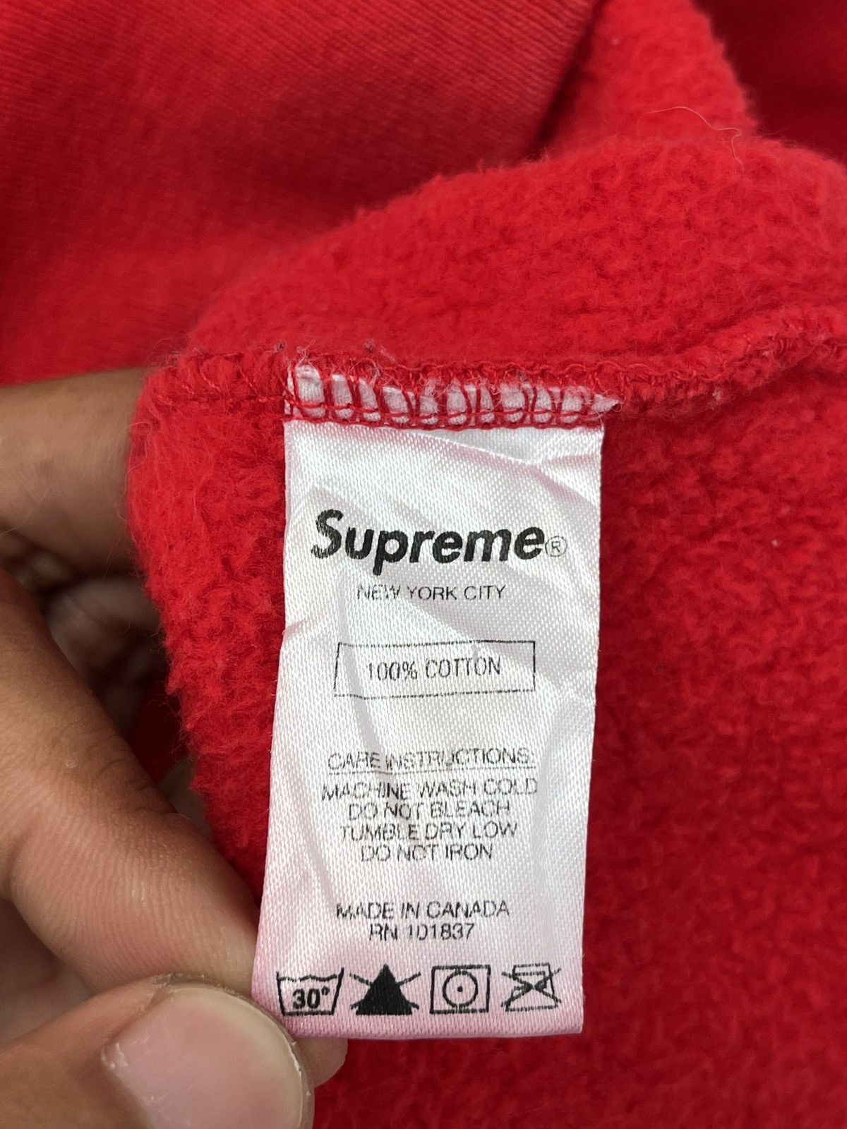 Supreme FW17 Supreme Blocked Two Tone Hoodie Size US L / EU 52-54 / 3 - 7 Thumbnail