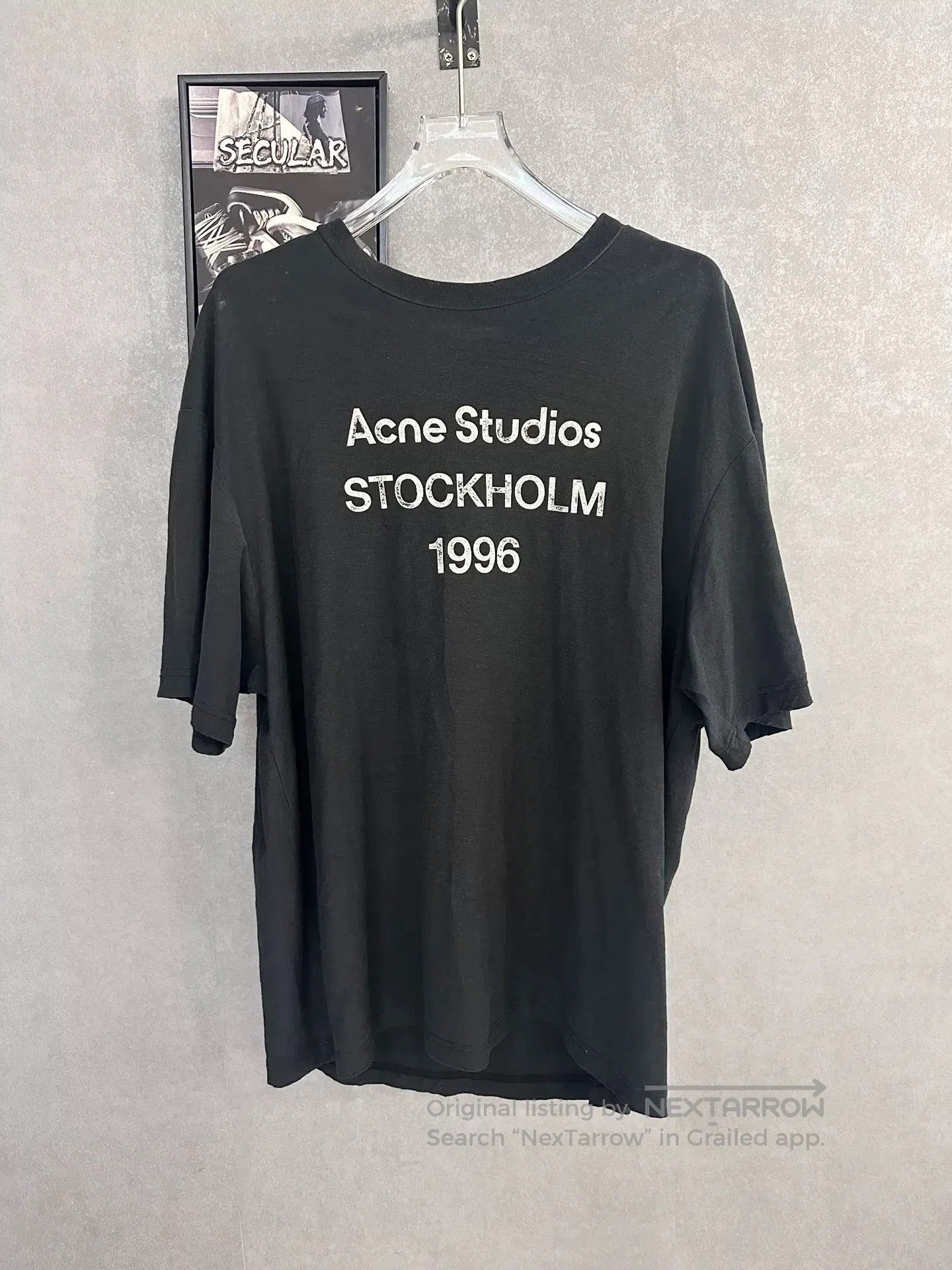 Acne Studios Acne Studios 1996 Black Short Sleeve T. Size US XL / EU 56 / 4 - 1 Thumbnail