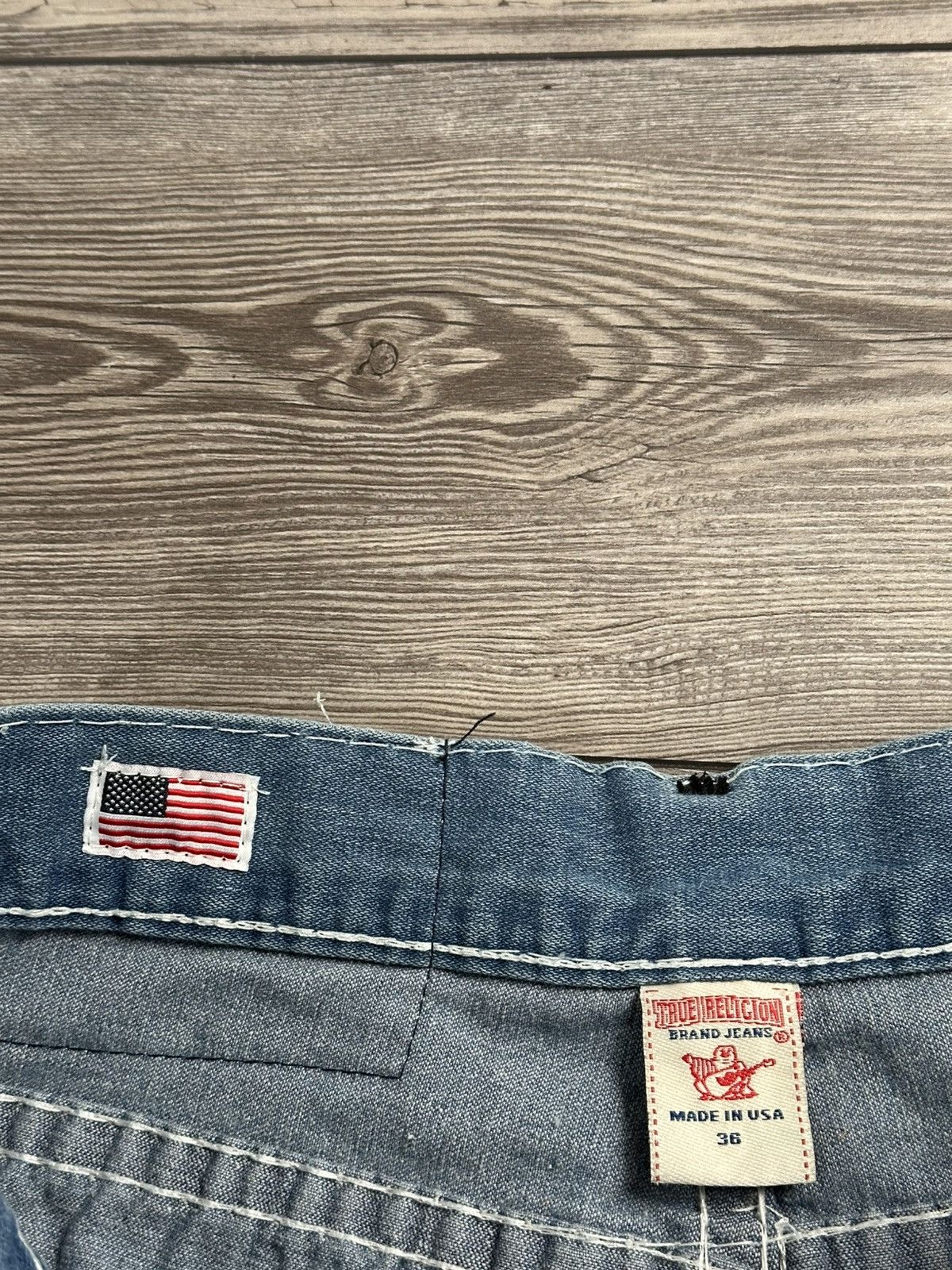 True Religion × Vintage Crazy Vintage Y2K True Religion Joey Super T Jeans Size US 36 / EU 52 - 4 Thumbnail