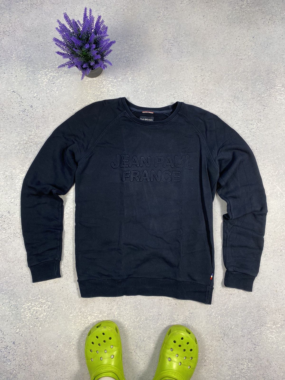 Jean Paul Gaultier Jean Paul Blue Men’s Sweatshirt With Big Centre Logo Size S Size US S / EU 44-46 / 1 - 2 Thumbnail