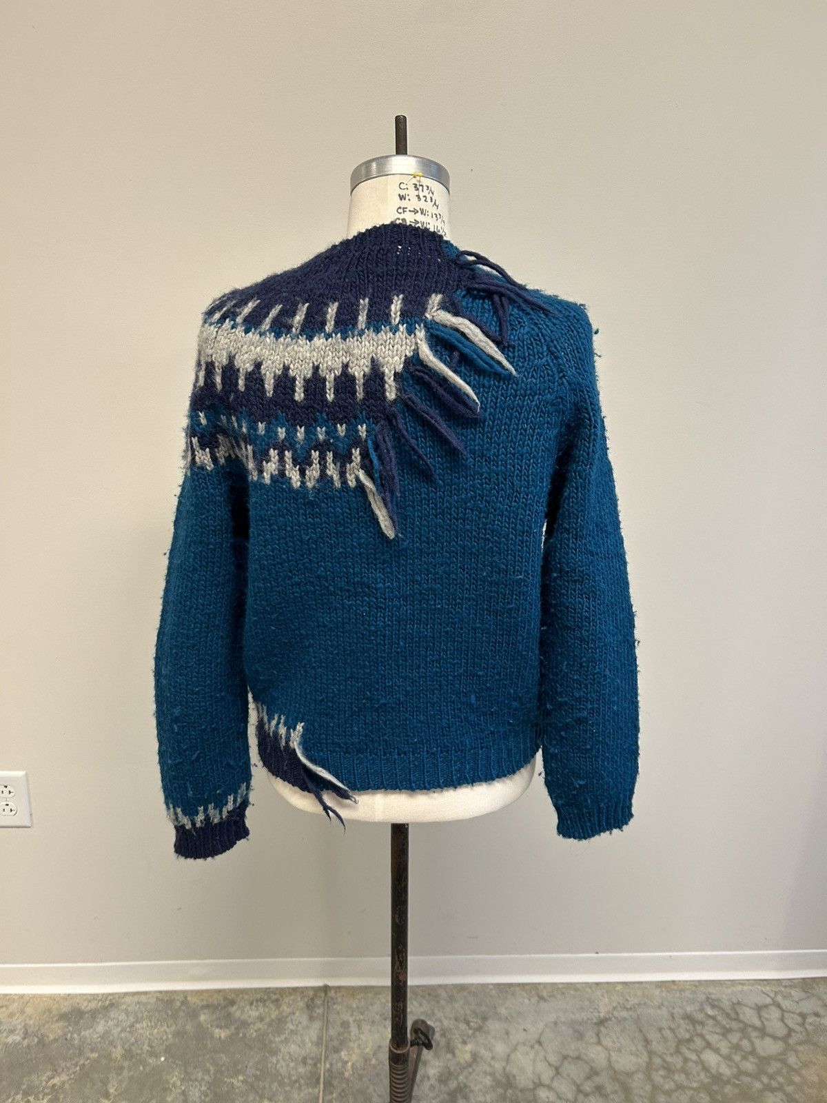 Doublet Doublet A/W 2014 Fair Isle Sweater with yarn effect Size US M / EU 48-50 / 2 - 2 Thumbnail