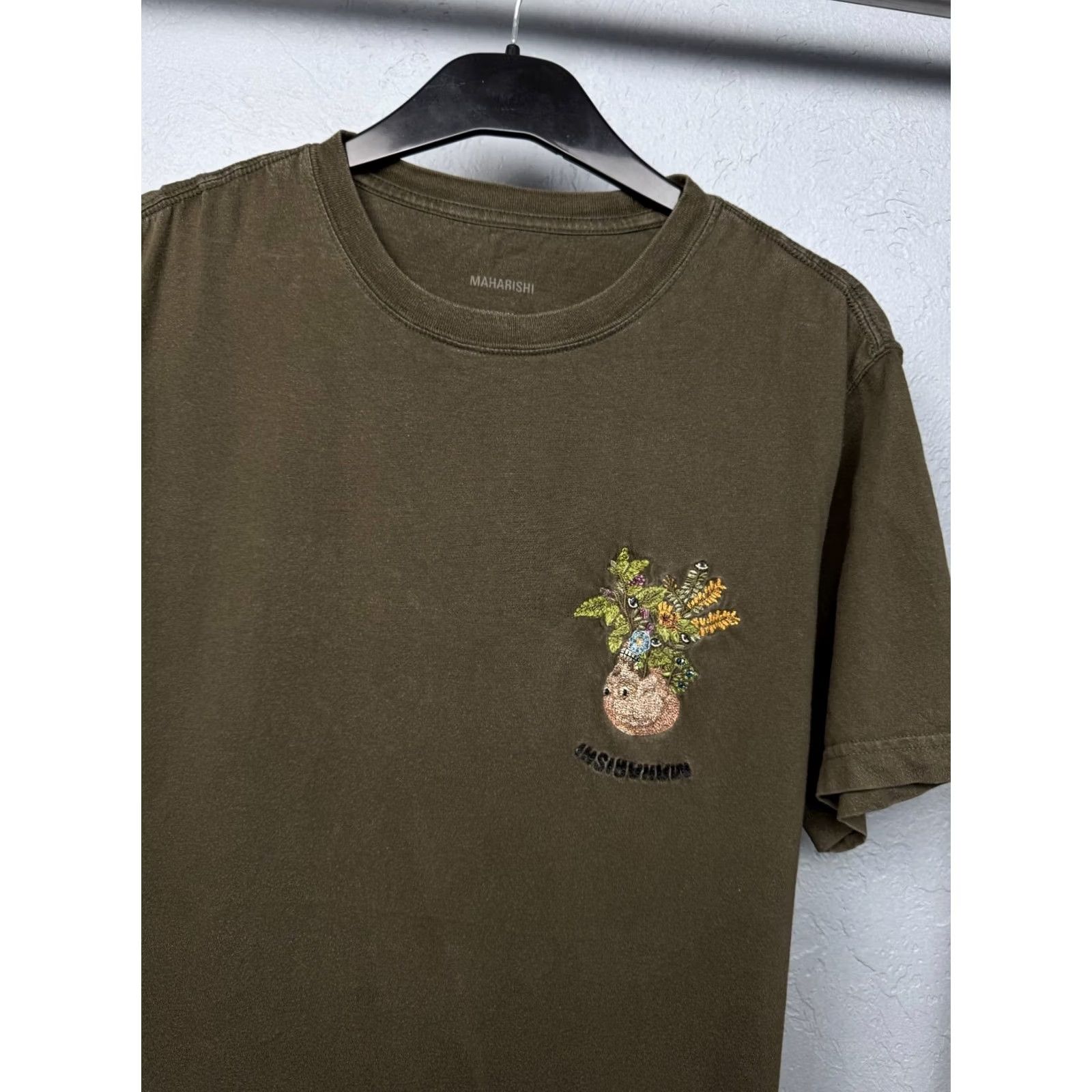 Maharishi Maharishi T-Shirt Maharishi Mens T-Shirt Size M Multicolor Cotton Logo Short Sleeve Crew Neck Regular Mens Size US M / EU 48-50 / 2 - 2 Thumbnail