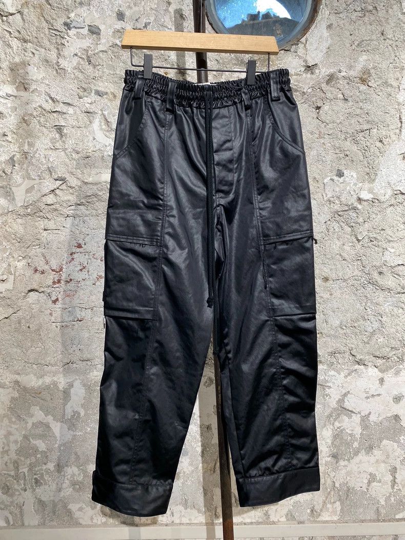 Song For The Mute Song For The Mute Glossy distressed workwear casual pants Size US 30 / EU 46 - 1 Thumbnail