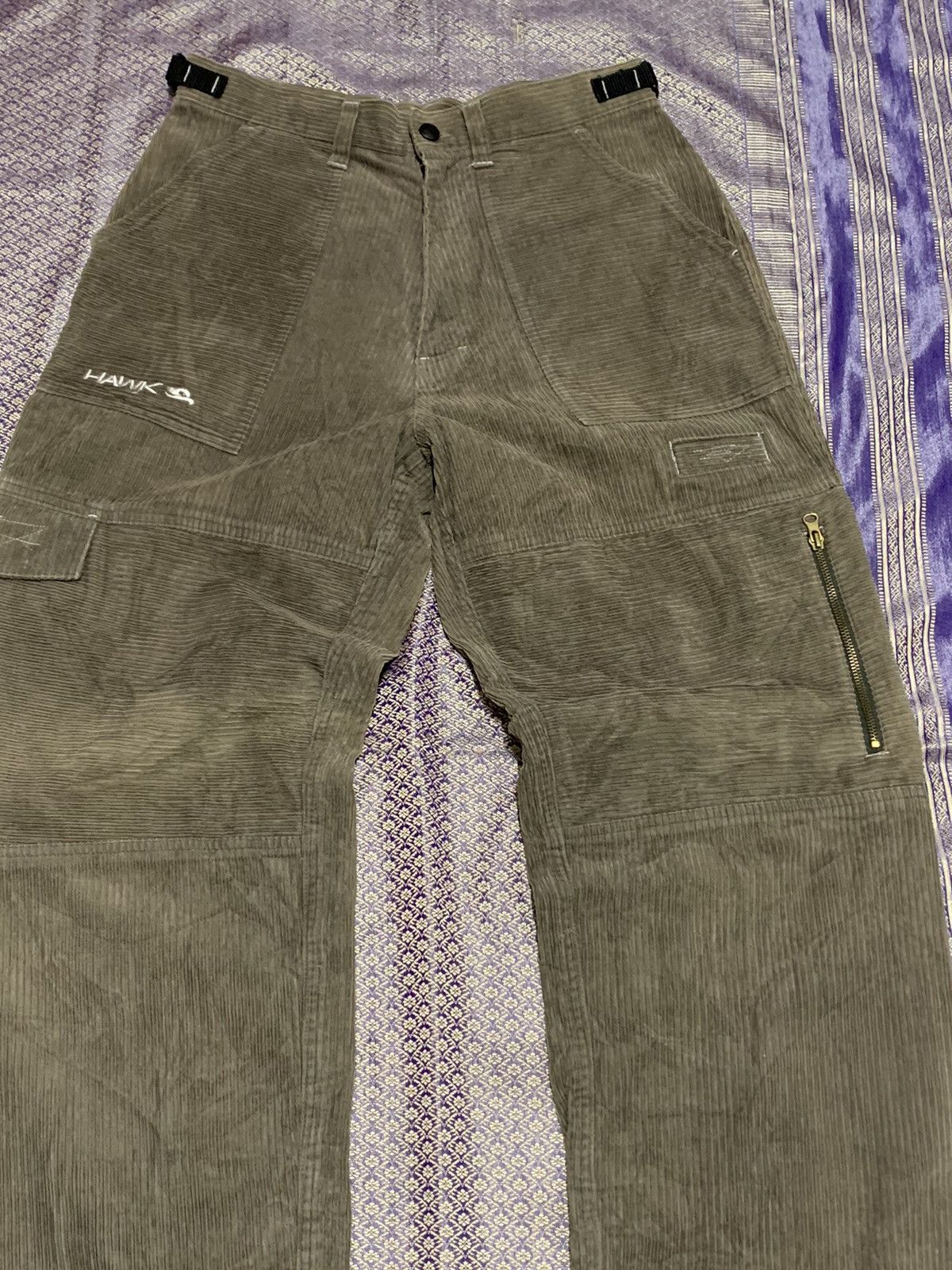 Tony Hawk Tony Hawk Corduroy Cargo Pants Skate Apparel Size US 31 - 8 Thumbnail