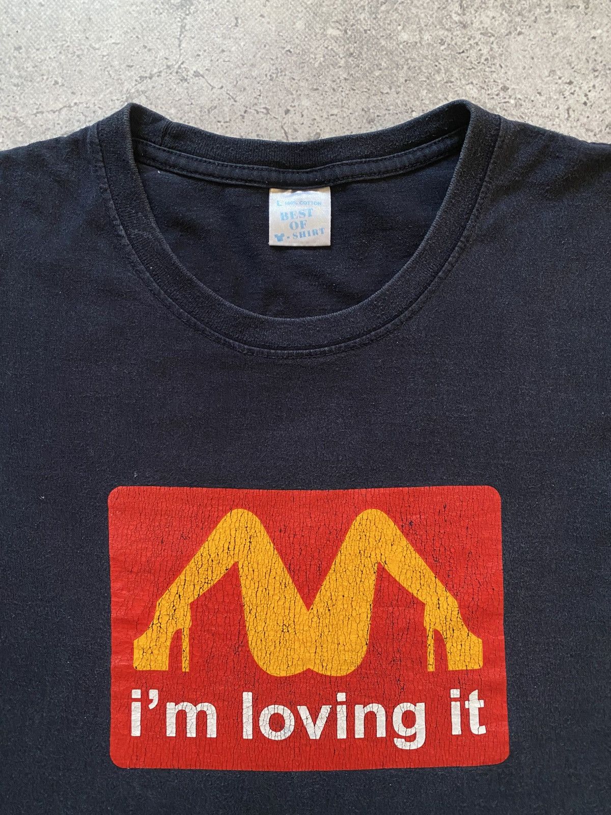 Vintage Vintage 00s Y2K Humor I’m loving it Tees T Shirt Retro Size US L / EU 52-54 / 3 - 2 Thumbnail