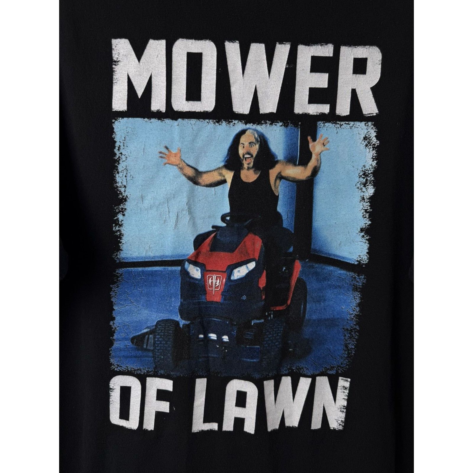 WWE Vintage WWE Matt Hardy Mower Of Lawn T Shirt Wrestling Size US XL / EU 56 / 4 - 3 Thumbnail