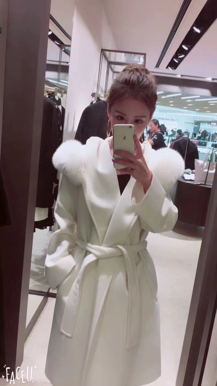 Max Mara Max Mara Studio mango white coat classic Size S / US 4 / IT 40 - 7 Thumbnail