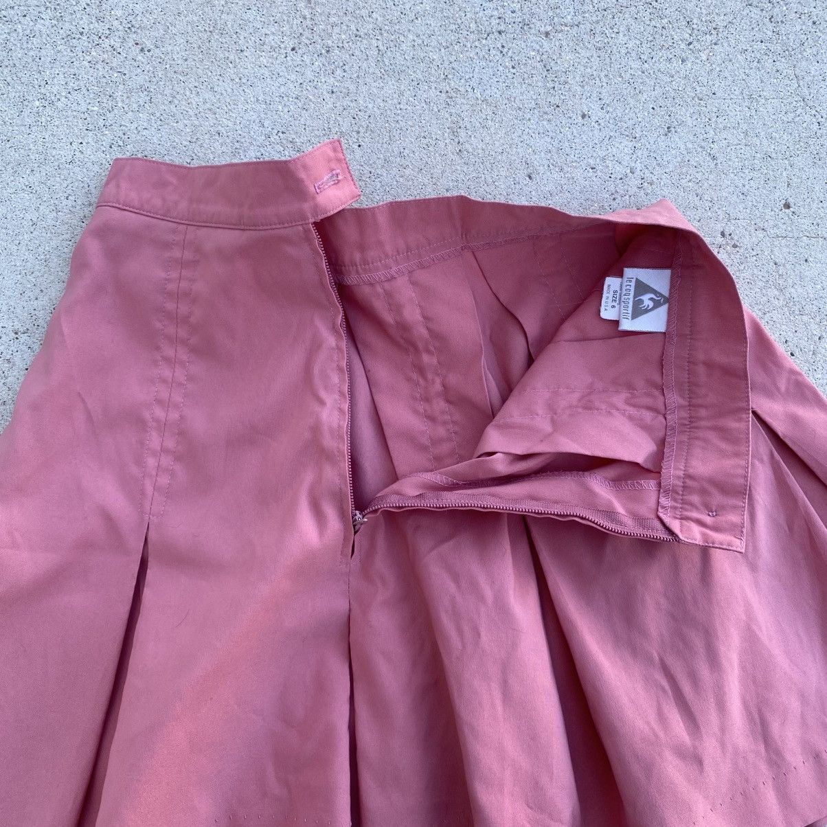 Vintage Le Coq Sportif Skirt Pink 1990s Made In Usa, Women's (Size 28) — image 5 of 6