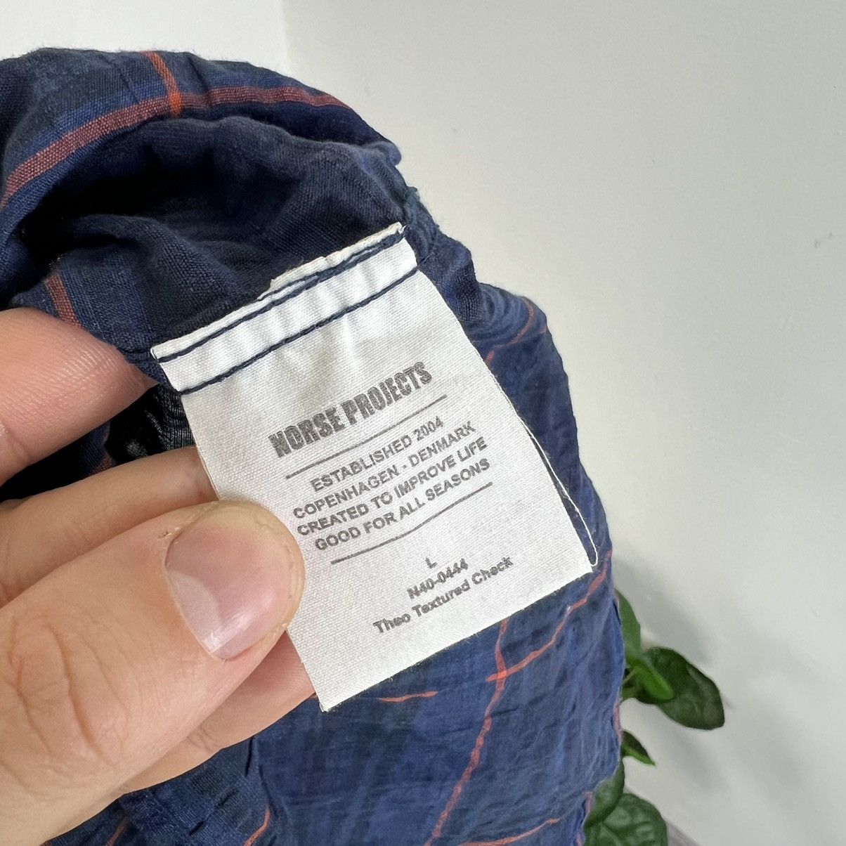 Norse Projects Vintage Norse Project 1/3 Button Up Checkered Shirt Size US L / EU 52-54 / 3 - 4 Thumbnail