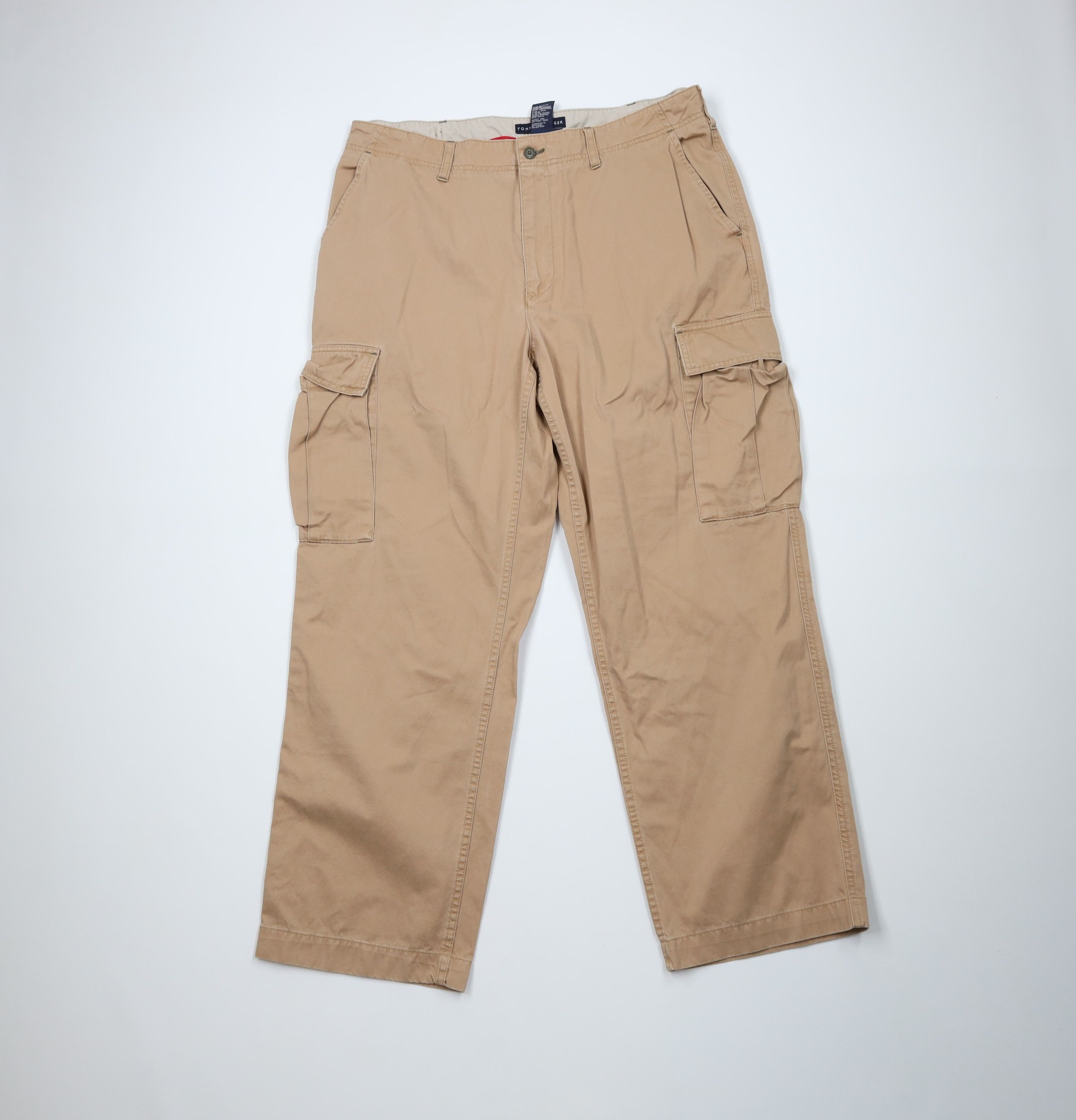 Tommy Hilfiger Vintage Y2K 2003 Tommy Hilfiger Style Wide Leg Cargo Pants Size US 38 / EU 54 - 1 Thumbnail