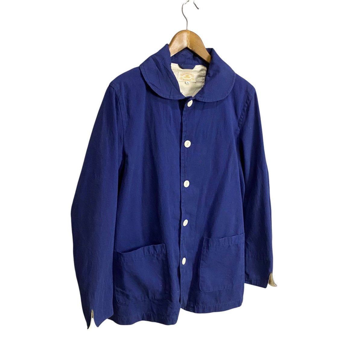 Vintage Vintage Joey Factory navy style shawl collar jacket Size US L / EU 52-54 / 3 - 2 Thumbnail