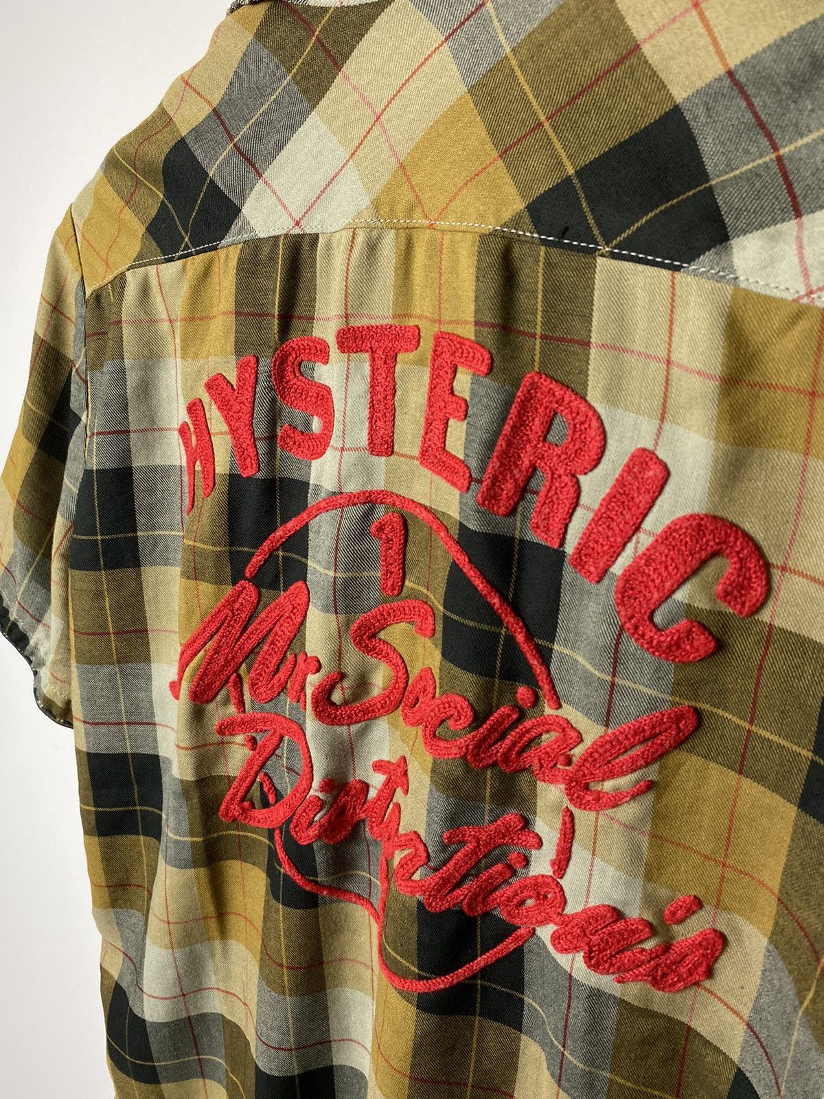 Hysteric Glamour × If Six Was Nine × Japanese Brand 💥best💥 Hysteric glamour plaid shirt embroidery Size US M / EU 48-50 / 2 - 6 Thumbnail