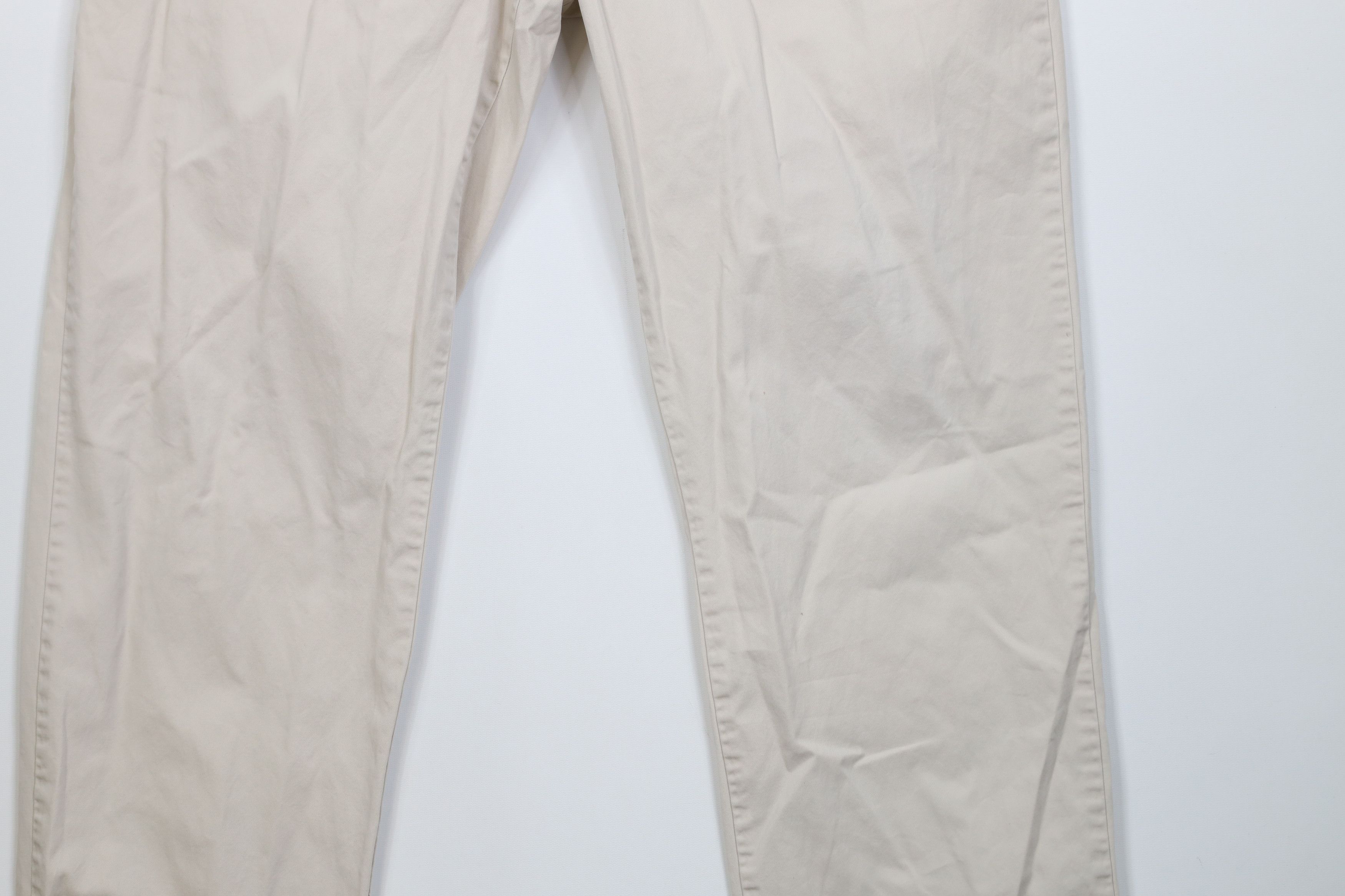 Ralph Lauren Vintage 90s Ralph Lauren Prospect Wide Leg Chino Pants Stone Size US 38 / EU 54 - 4 Thumbnail
