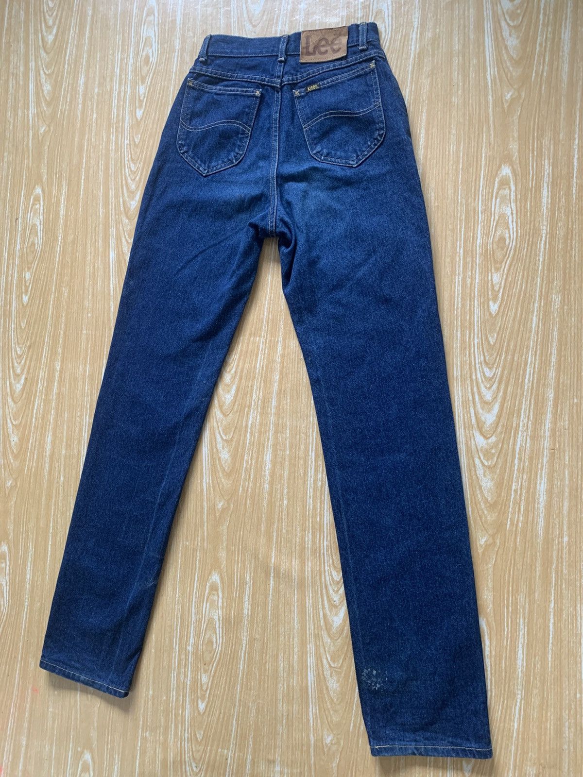Lee × Vintage Rare!! Vintage 80s Lee Talon42 Zipper Made In USA Denim Pant Size 24" / US 00 / IT 34 - 7 Thumbnail