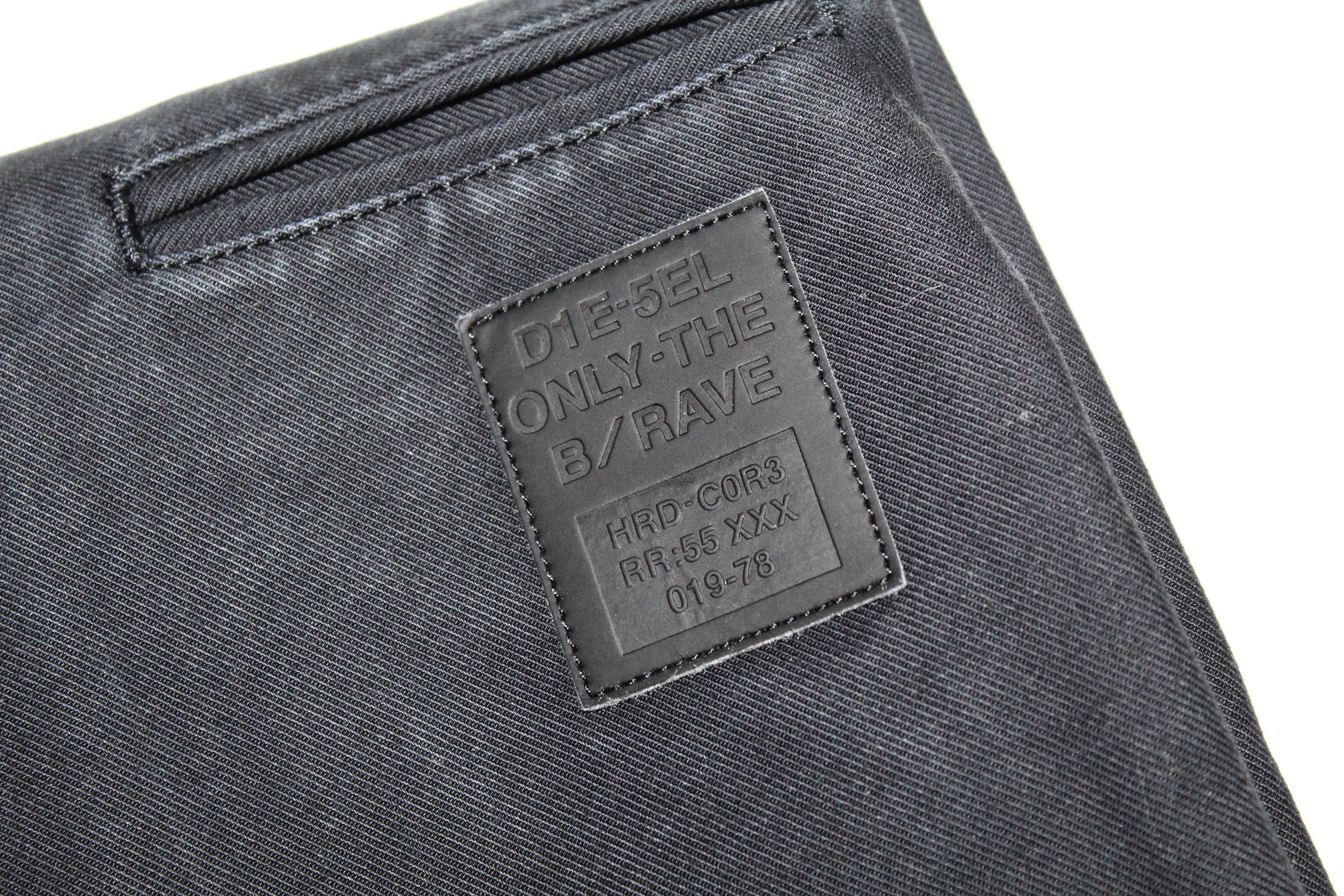 Diesel Diesel Black P-Jared-NL Slim Fit Twill Chino Cargo Trousers Size US 33 - 8 Thumbnail