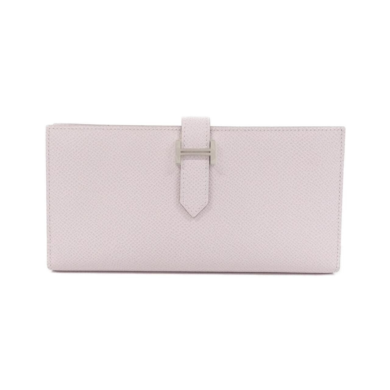 Hermes Hermes Hermes Bearn Souffle Epsom Long Wallet Leather Long Wallet Stamp U DUTY FREE for USA Size ONE SIZE - 1 Thumbnail