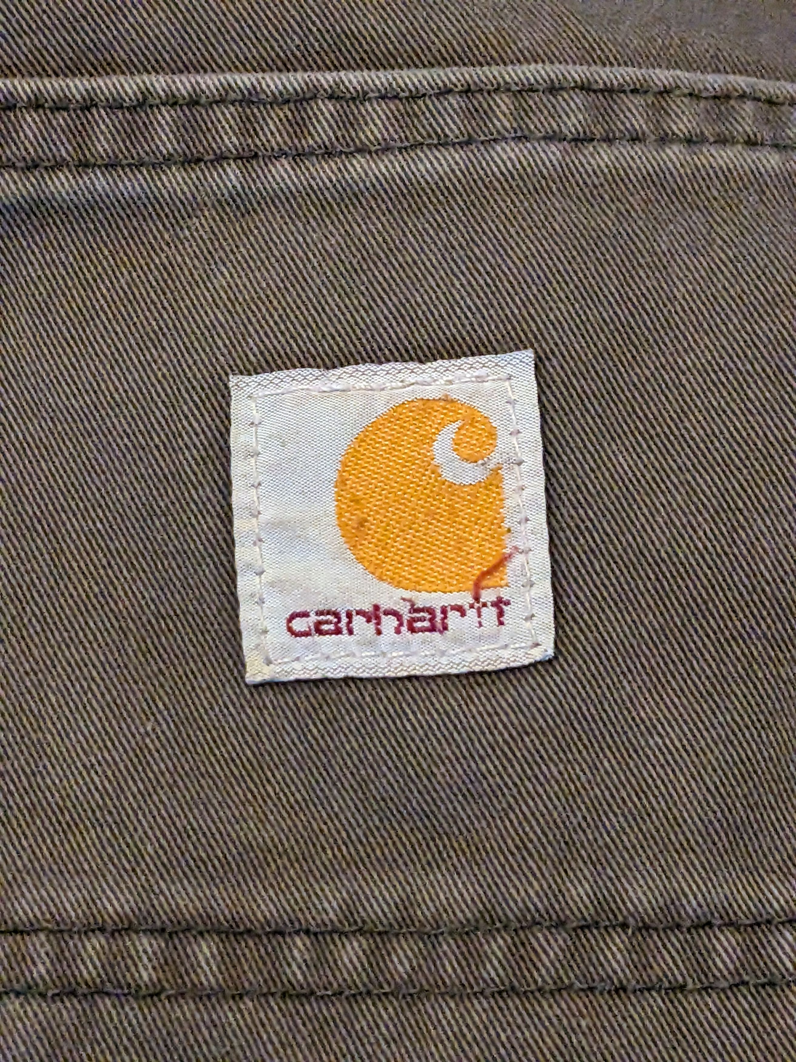 Carhartt × Vintage Vintage Carhartt B324 DFE 34 x 34 Relaxed Fit Green Pants Size US 34 / EU 50 - 2 Thumbnail