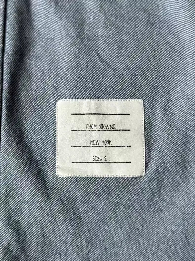 Thom Browne Thom Browne Blue sleeve-labeled shirt 2505-Nextarrow Size US M / EU 48-50 / 2 - 4 Thumbnail