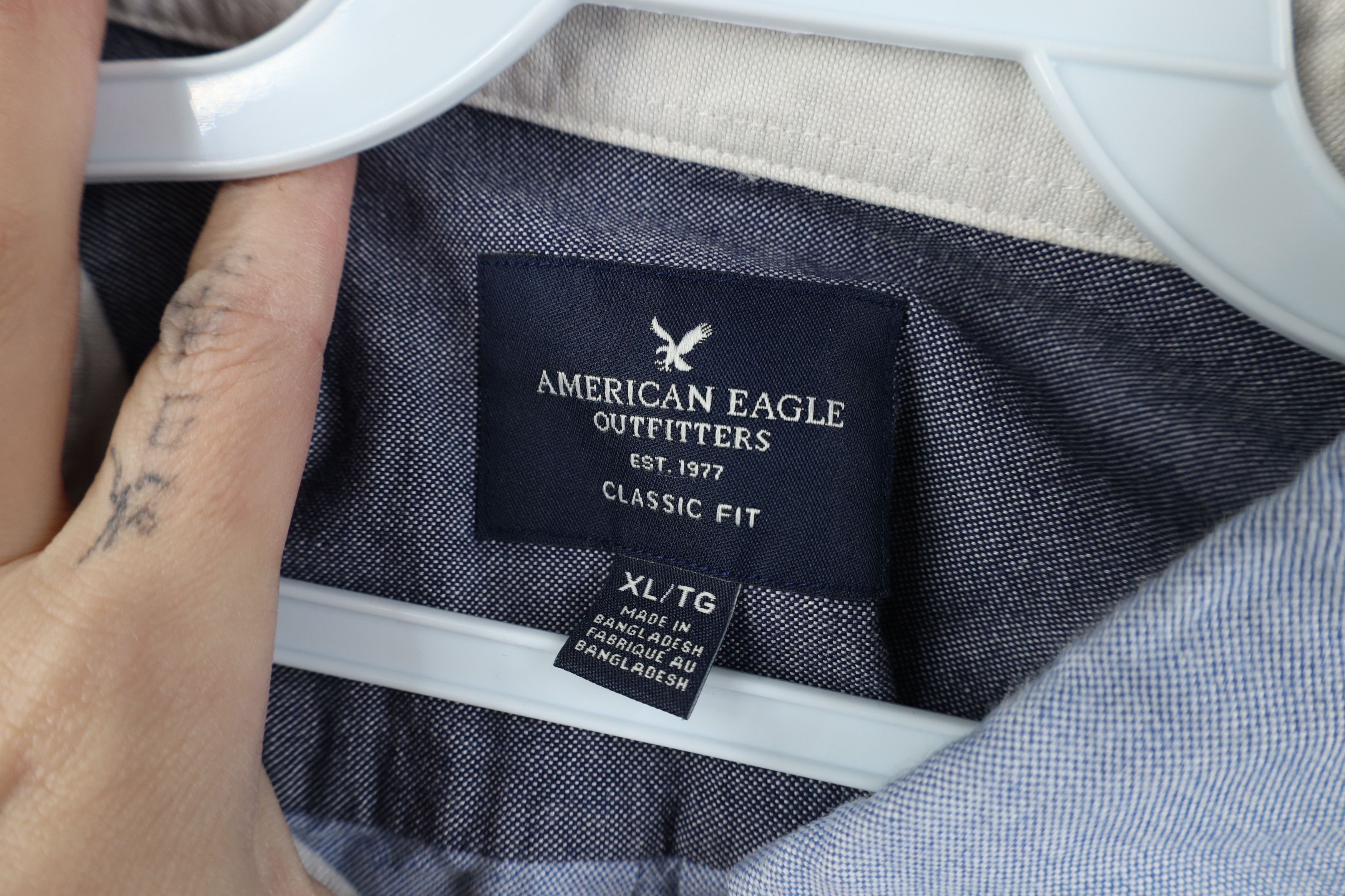 American Eagle Outfitters Vintage Y2K American Eagle Outfitters Button Down Shirt Size US XL / EU 56 / 4 - 6 Thumbnail