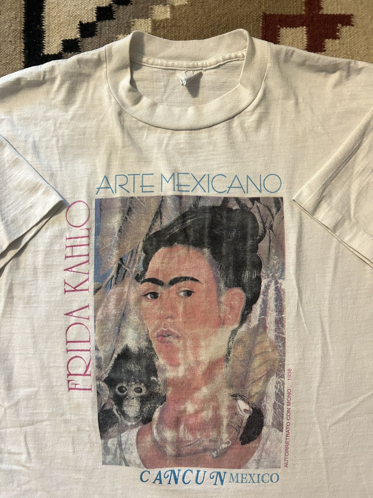 Vintage Vintage Frida Kahlo T-Shirt Large 90s Size US L / EU 52-54 / 3 - 2 Thumbnail