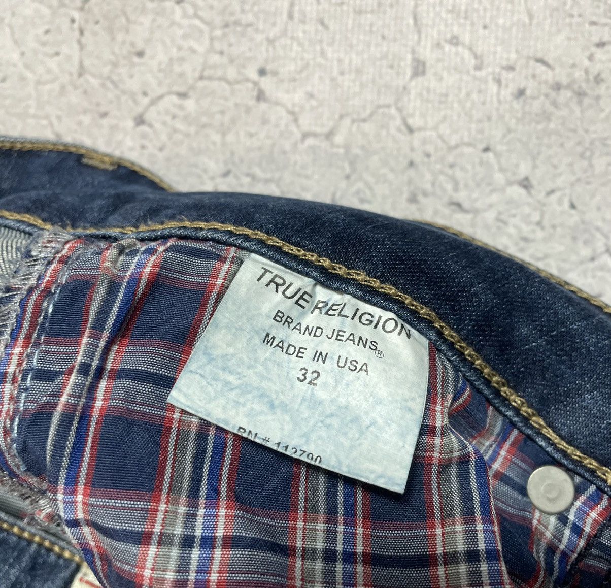 Japanese Brand × True Religion × Vintage Vintage Denim True Religion Jeans Pants Made In Usa Y2K Size 32" / US 10 / IT 46 - 8 Thumbnail