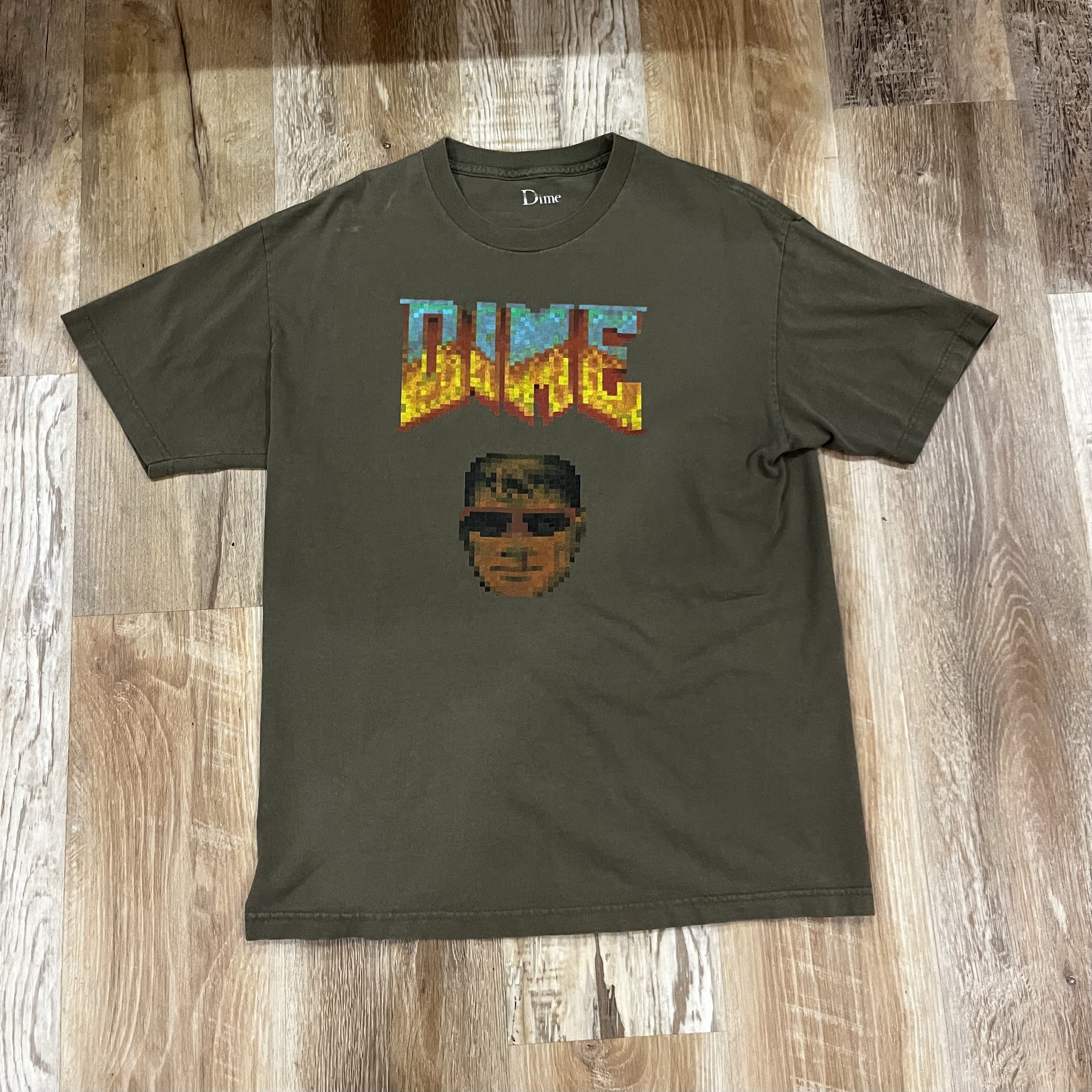 Dime Dime Pixel Face Graphic Tee Size US L / EU 52-54 / 3 - 1 Thumbnail