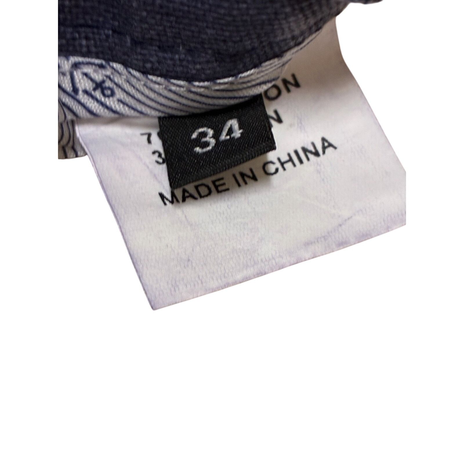 The Unbranded Brand IPAI Men’s Linen Cotton Flat Front Regular Fit Dress Size 34 Size US 34 / EU 50 - 4 Thumbnail