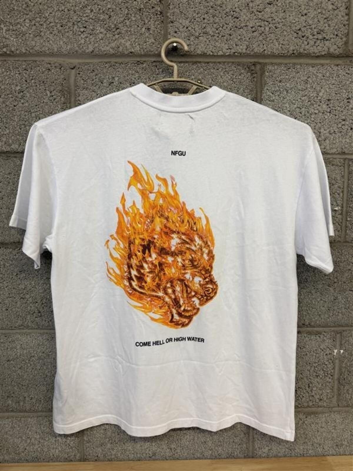 Darc Sport 2023 Darc Sport Flame Wolf Limited 786/1000 White Shirt L Size US L / EU 52-54 / 3 - 1 Thumbnail