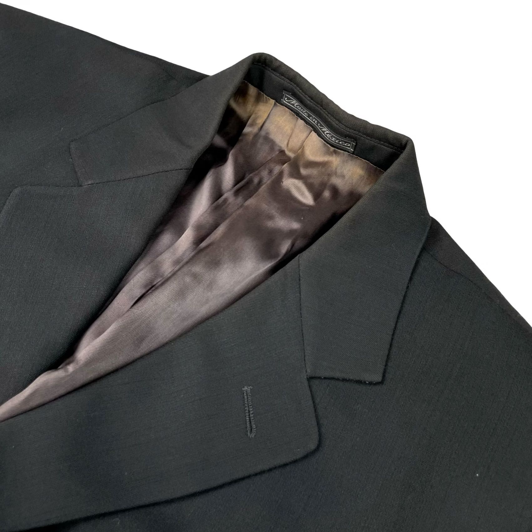 Versace VTG Gianni Versace Blazer Men’s 40 Black 100% Wool 4-Button Single-Breasted Vintage Versace Jacket/Coat Short Mens Size 40R - 2 Thumbnail