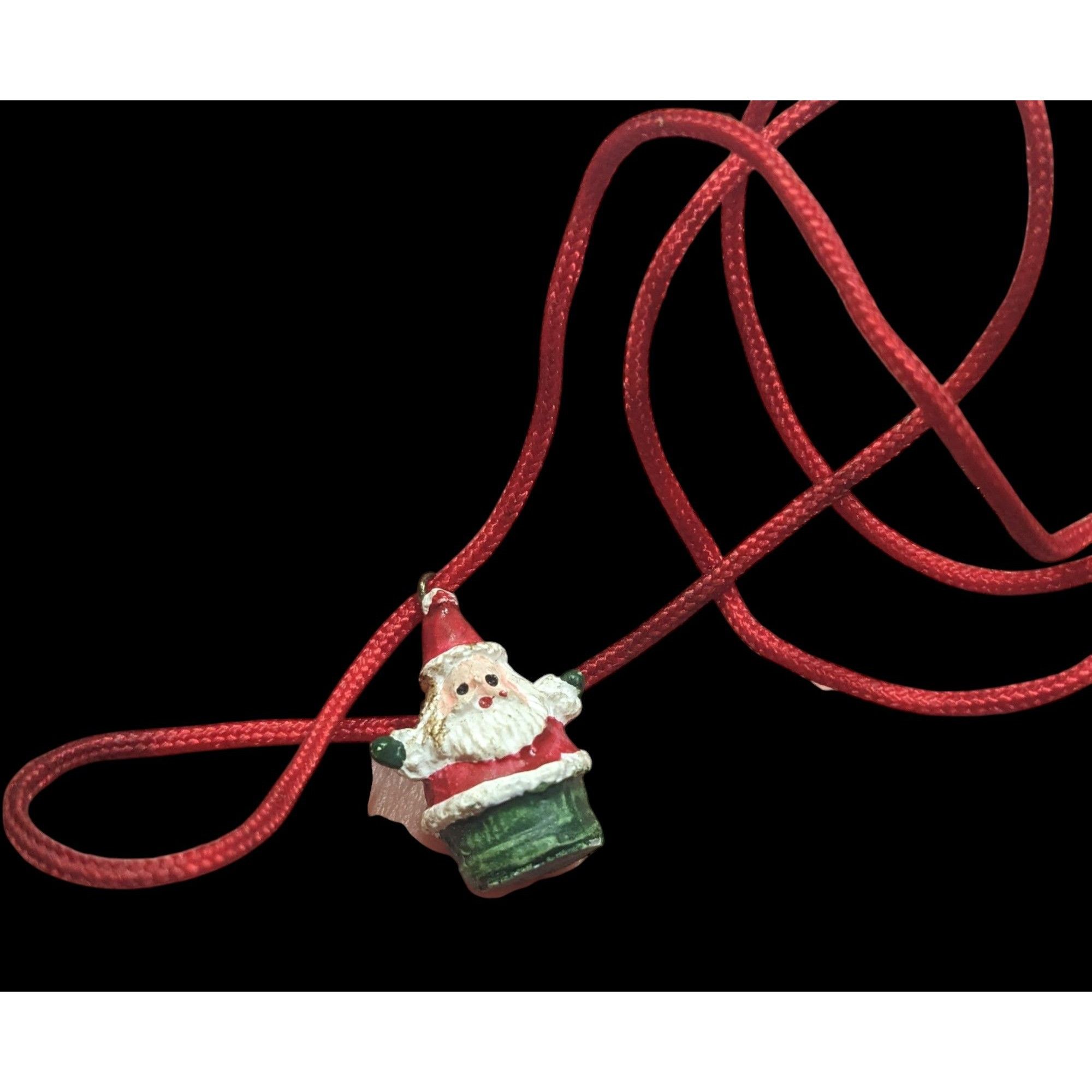Other Dainty Christmas Themed Santa Pendant Necklace Size ONE SIZE - 3 Thumbnail