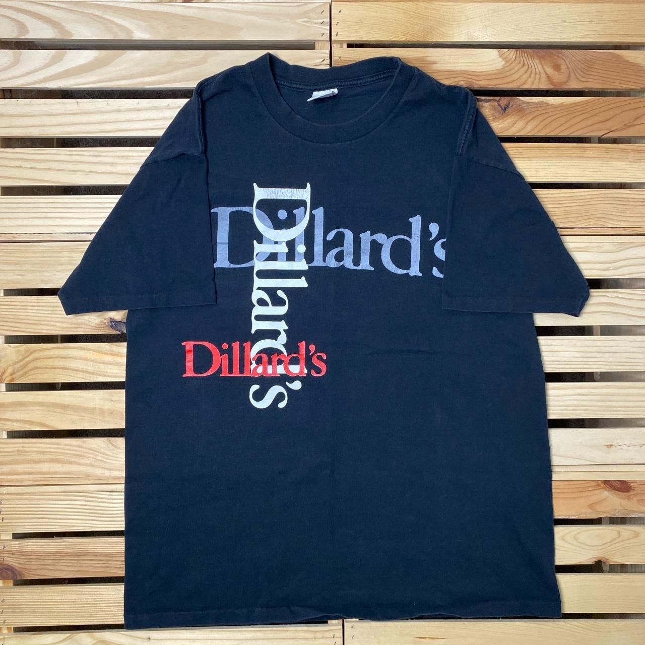Anvil Vintage Dillard's Black Retail Store Promo Tee Size XL Size US XL / EU 56 / 4 - 1 Thumbnail