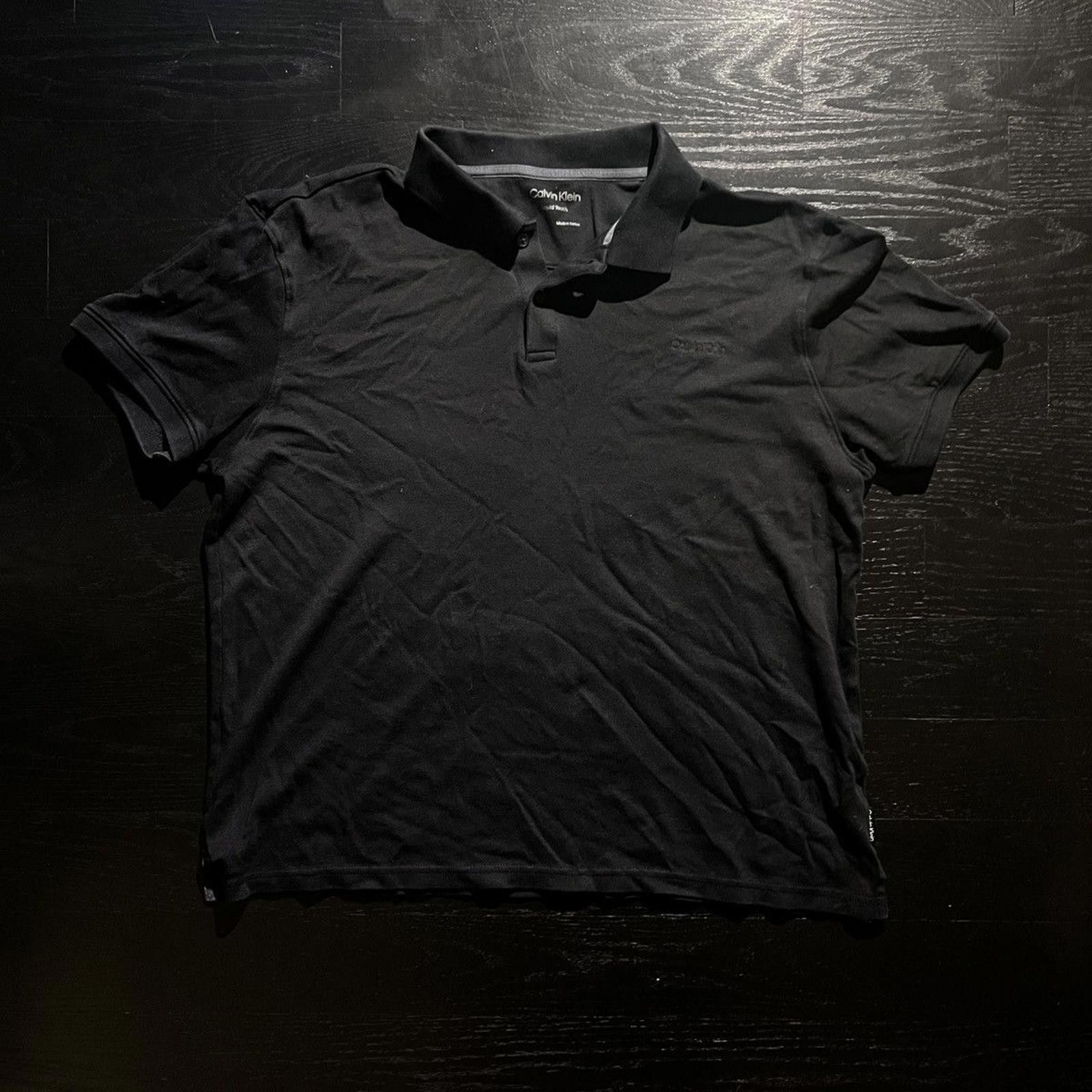 Calvin Klein × Vintage Vintage Black Calvin Klein Polo Shirt Size US M / EU 48-50 / 2 - 1 Thumbnail