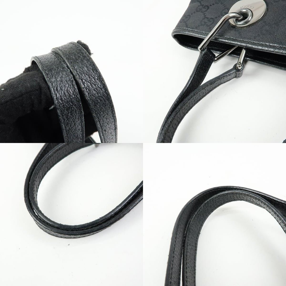 Gucci Gucci GG Canvas Mini Tote Black Size ONE SIZE - 4 Thumbnail
